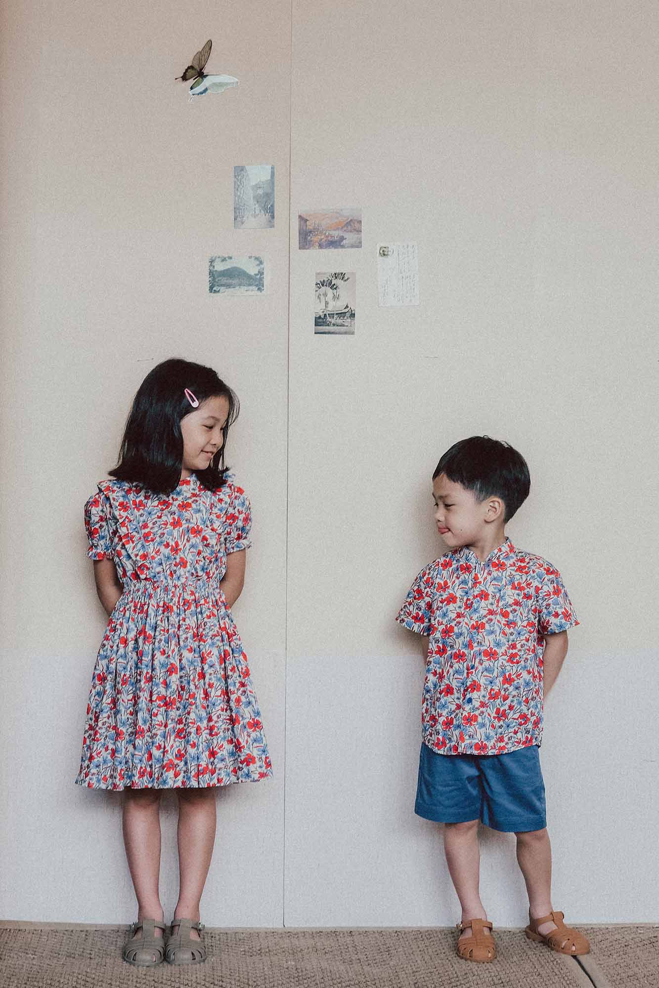 Periwinkle Patch Zoe Dress