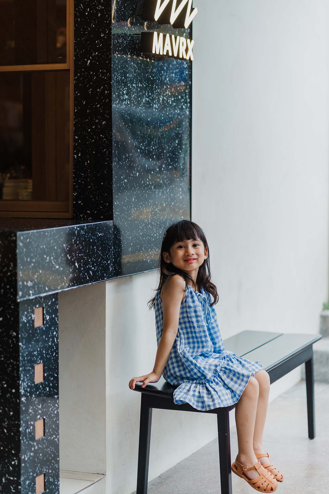 Blue Plaid Luna Dress
