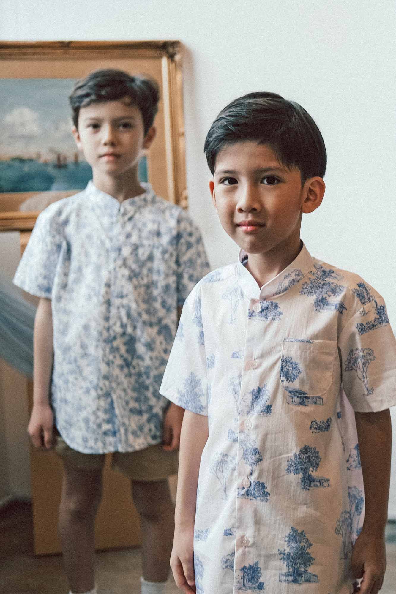Morning Light Mandarin Shirt