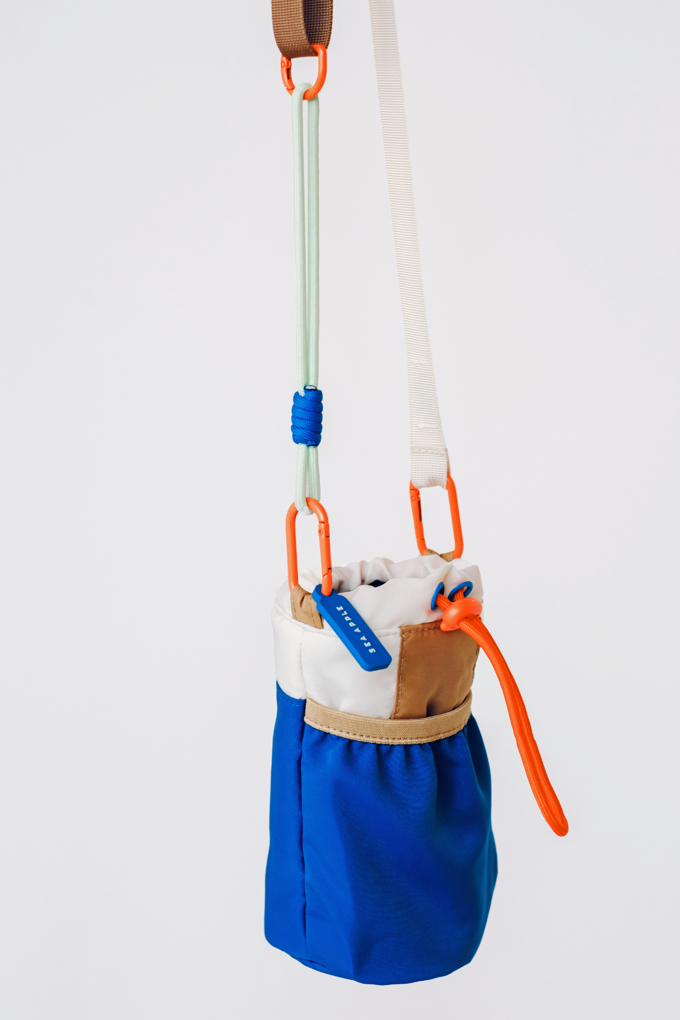 Personalisable Cobalt Bottle Bag
