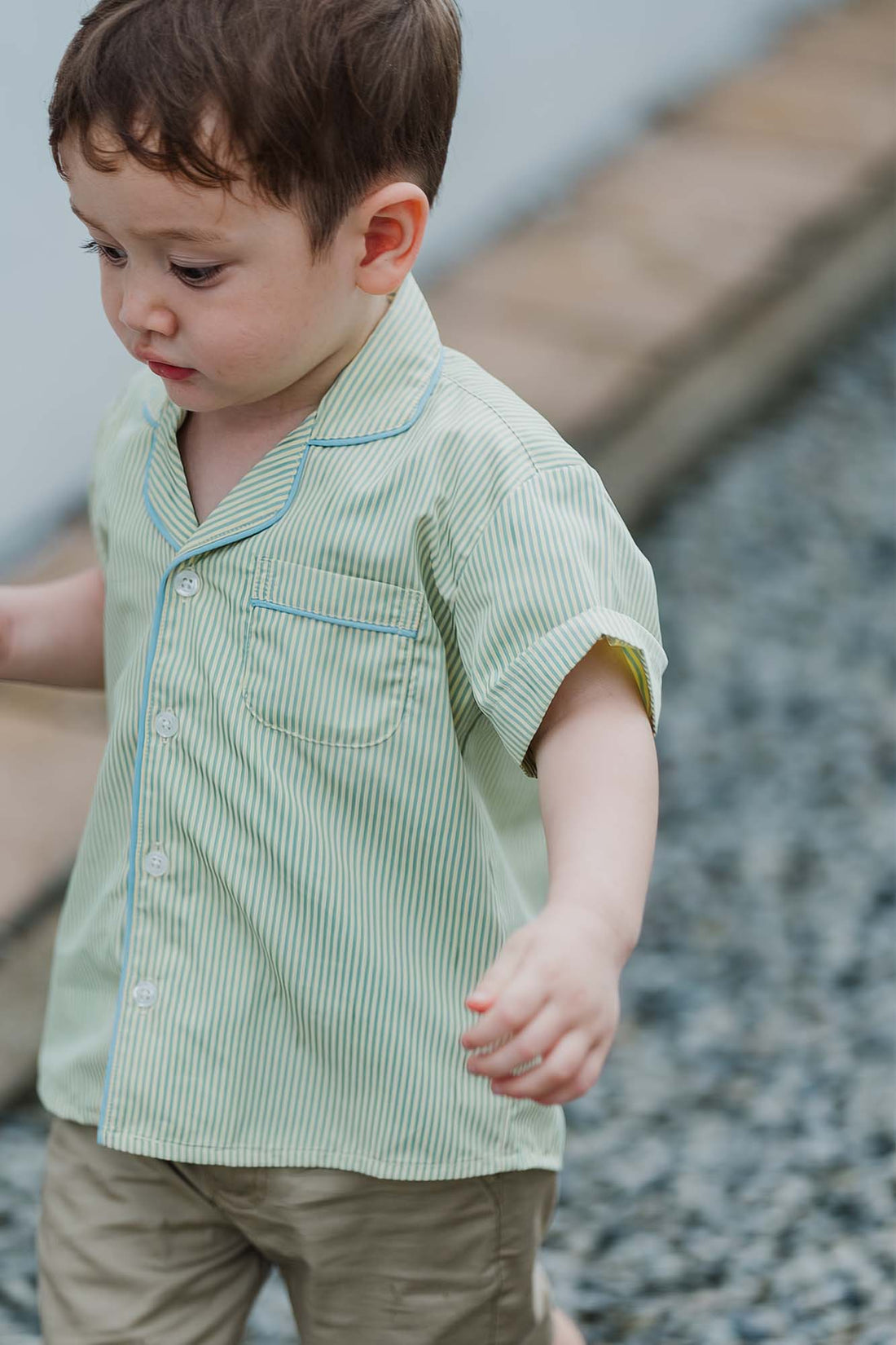 Yellow Stripe Relaxed Shirt