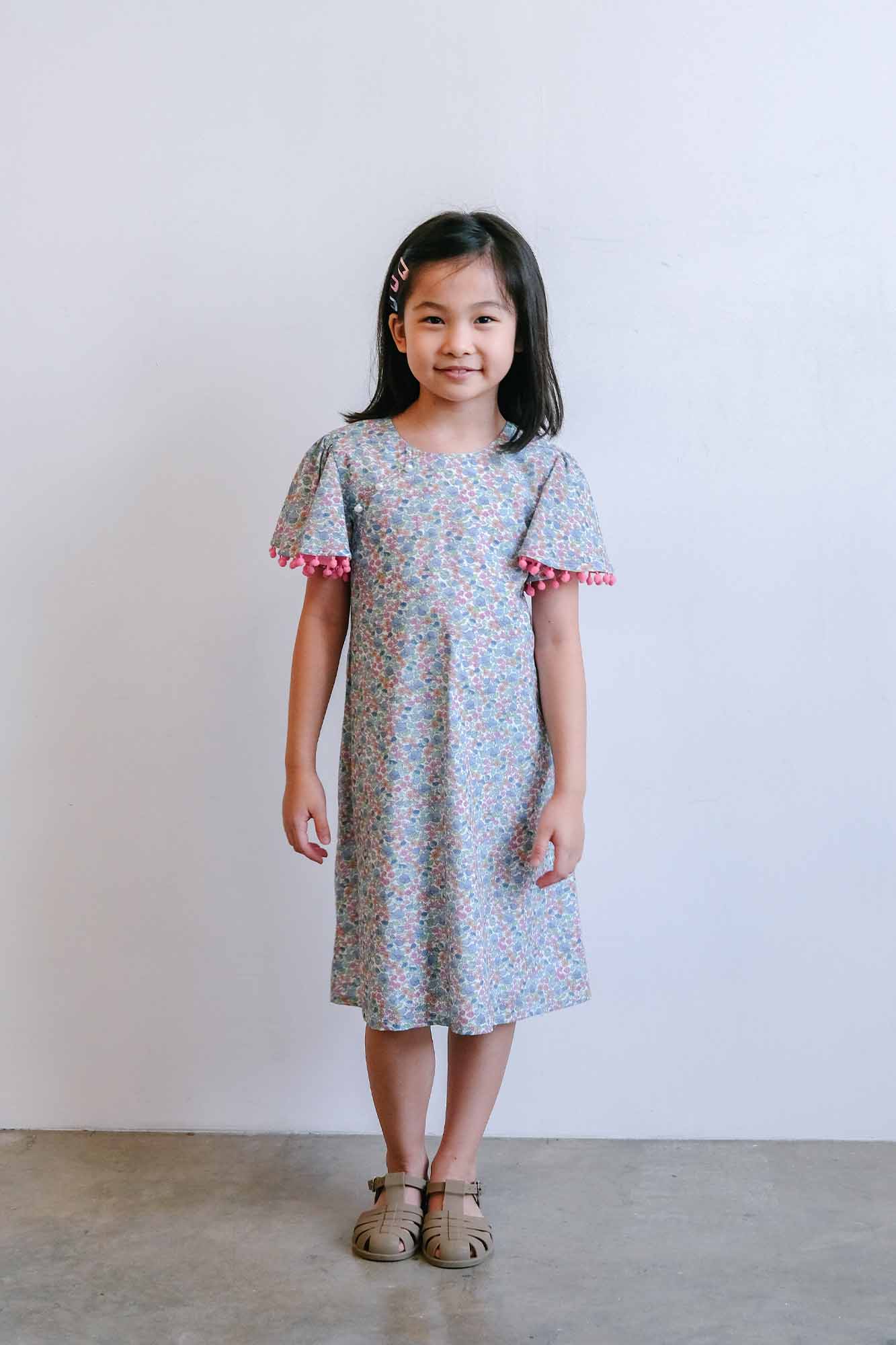 Sweet Pansy Organic Ada Cheongsam