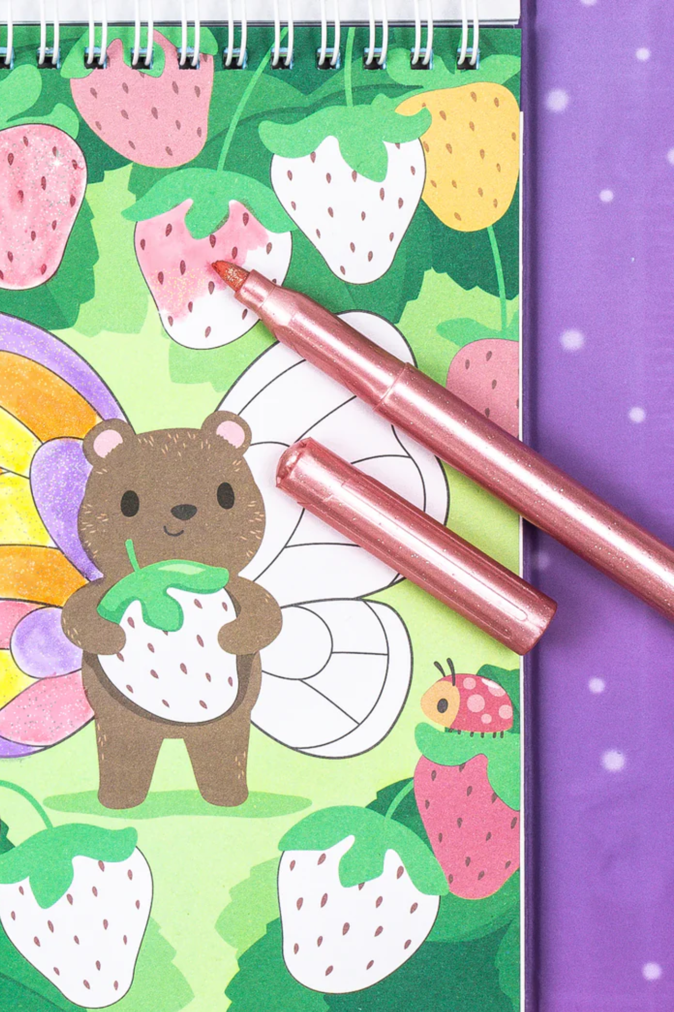 TIGER TRIBE SHIMMER COLOURING SET - LITTLE FAIRYLAND
