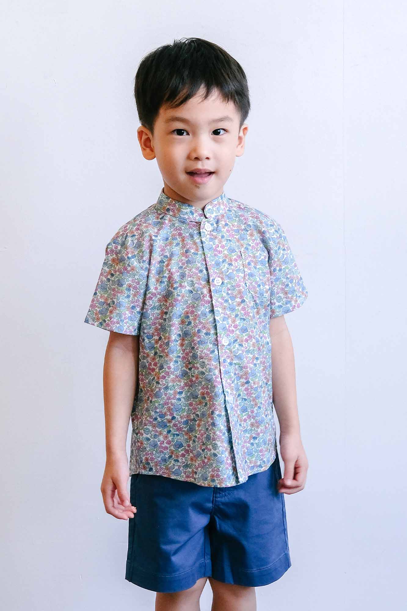 Sweet Pansy Organic Mandarin Shirt