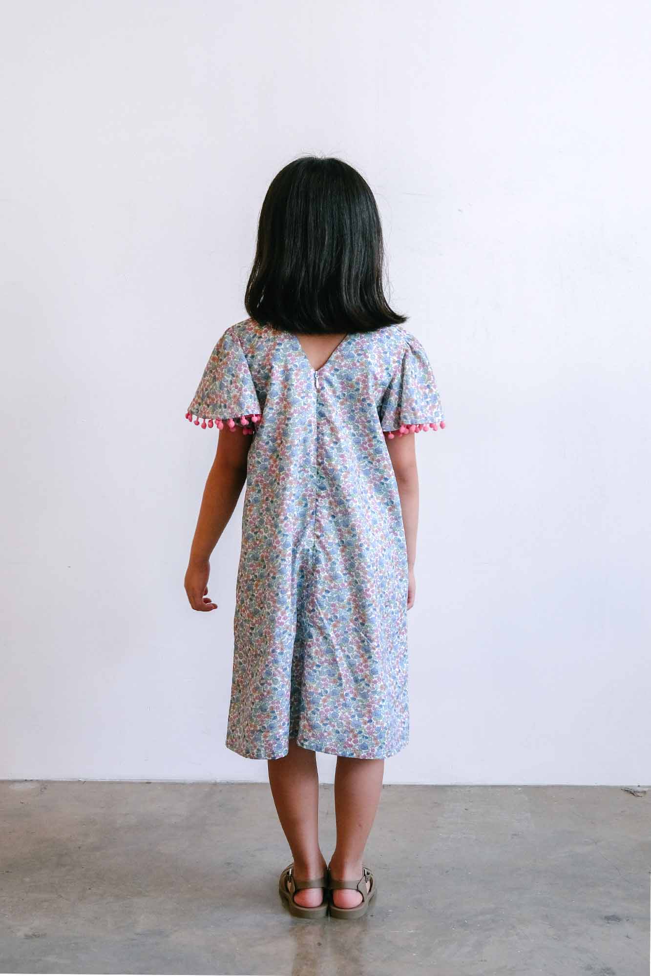 Sweet Pansy Organic Ada Cheongsam