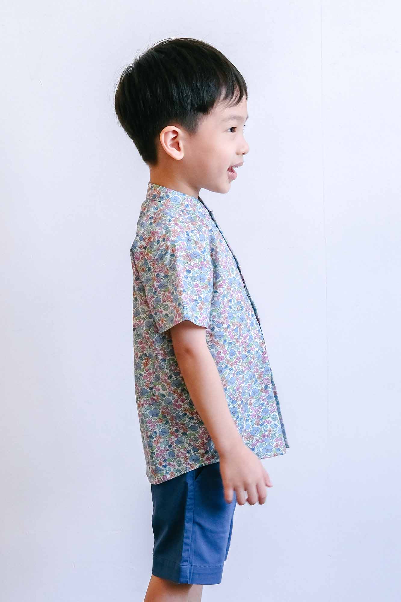 Sweet Pansy Organic Mandarin Shirt