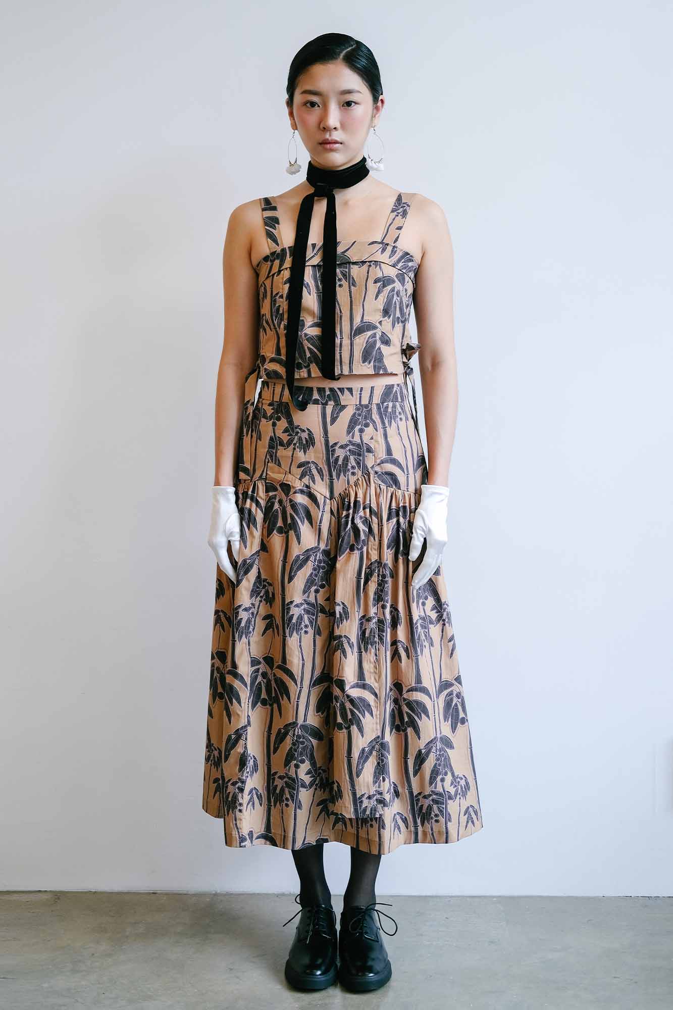 Plantation Paneled Skirt
