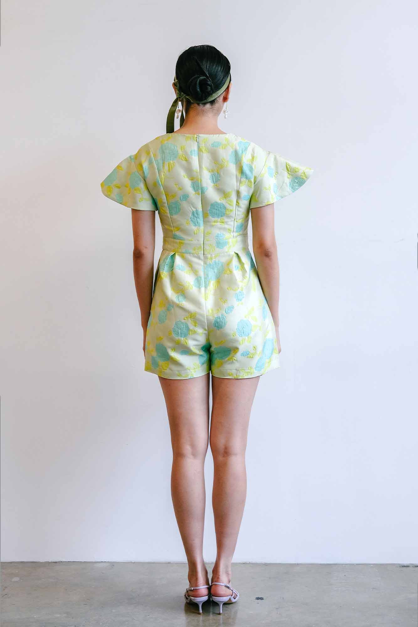 Sunrise Fluor Jacquard Playsuit