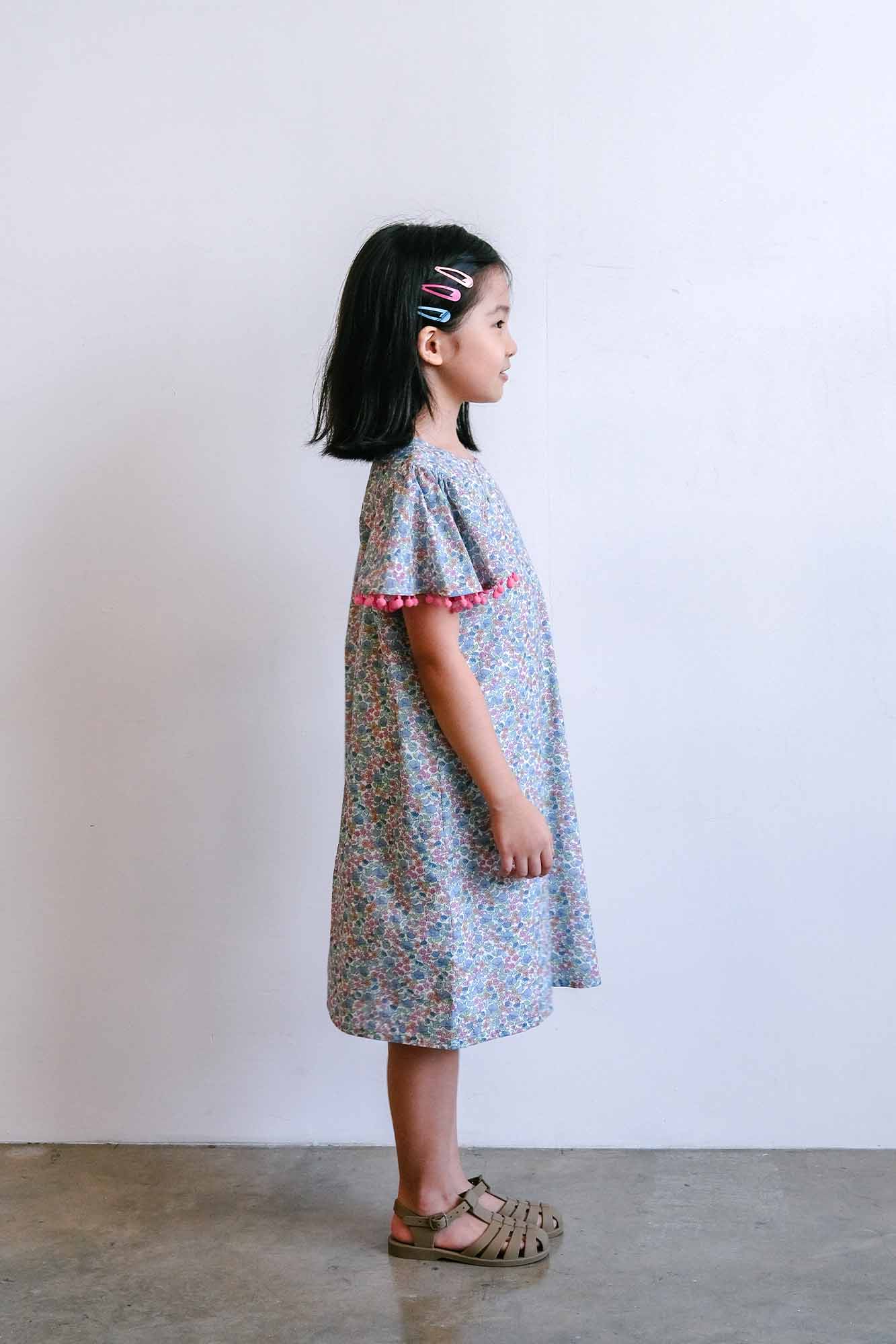 Sweet Pansy Organic Ada Cheongsam