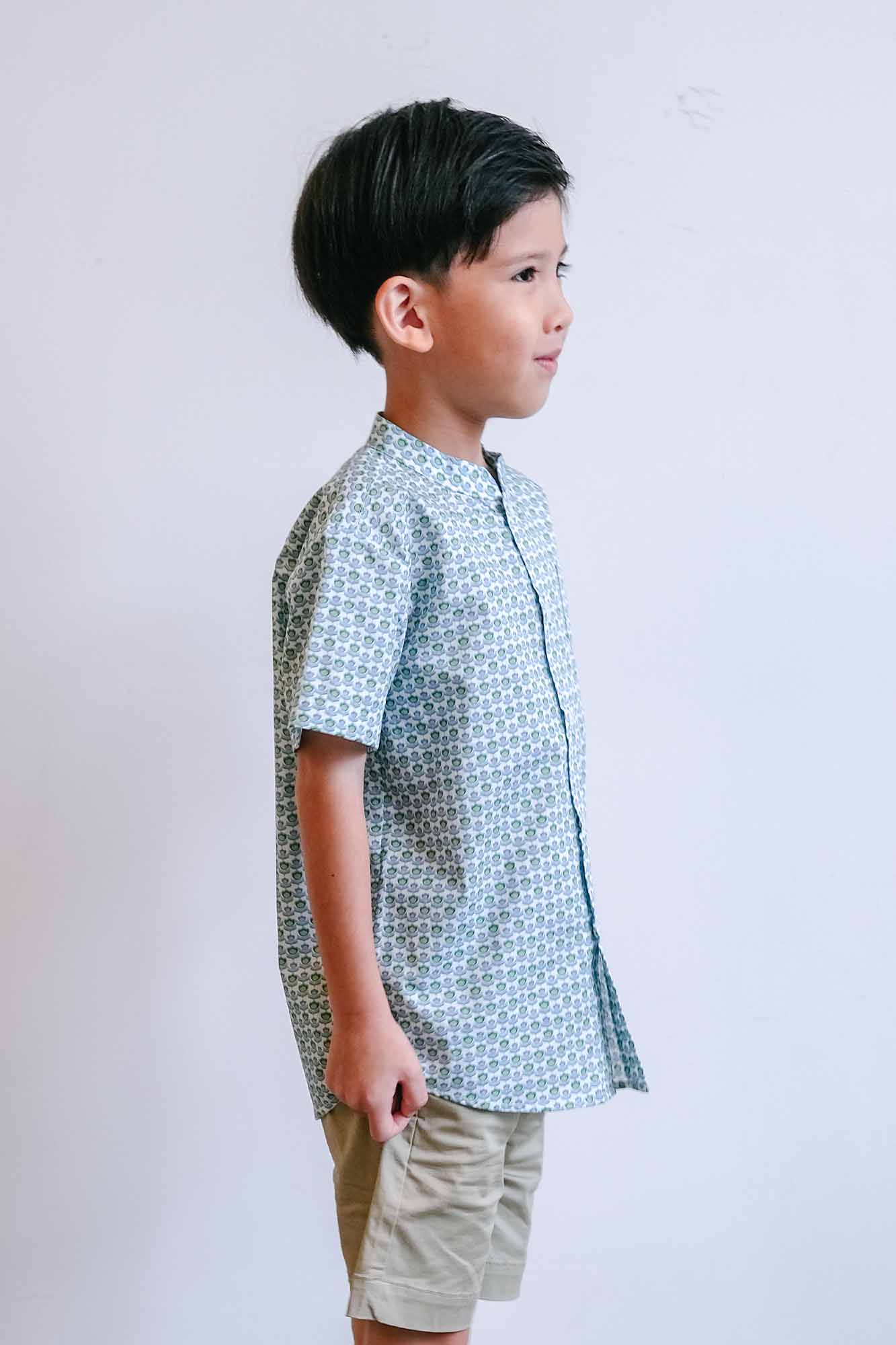 Tulip Row Mandarin Shirt