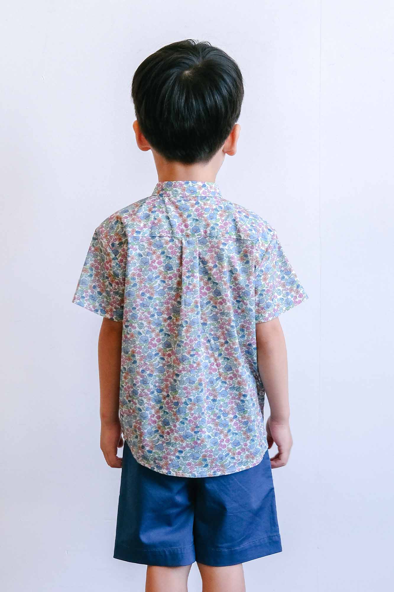 Sweet Pansy Organic Mandarin Shirt
