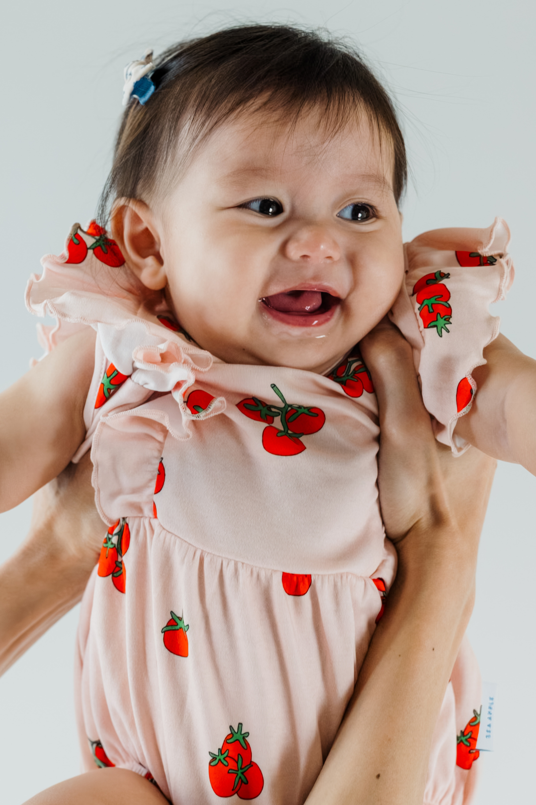 Tomato Ruffled Bloomers Playsuit