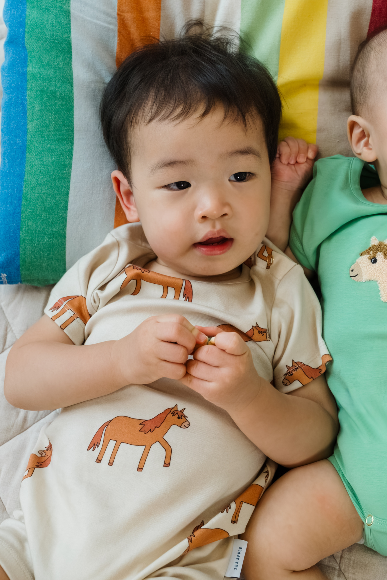 Horse Run Shorts Romper