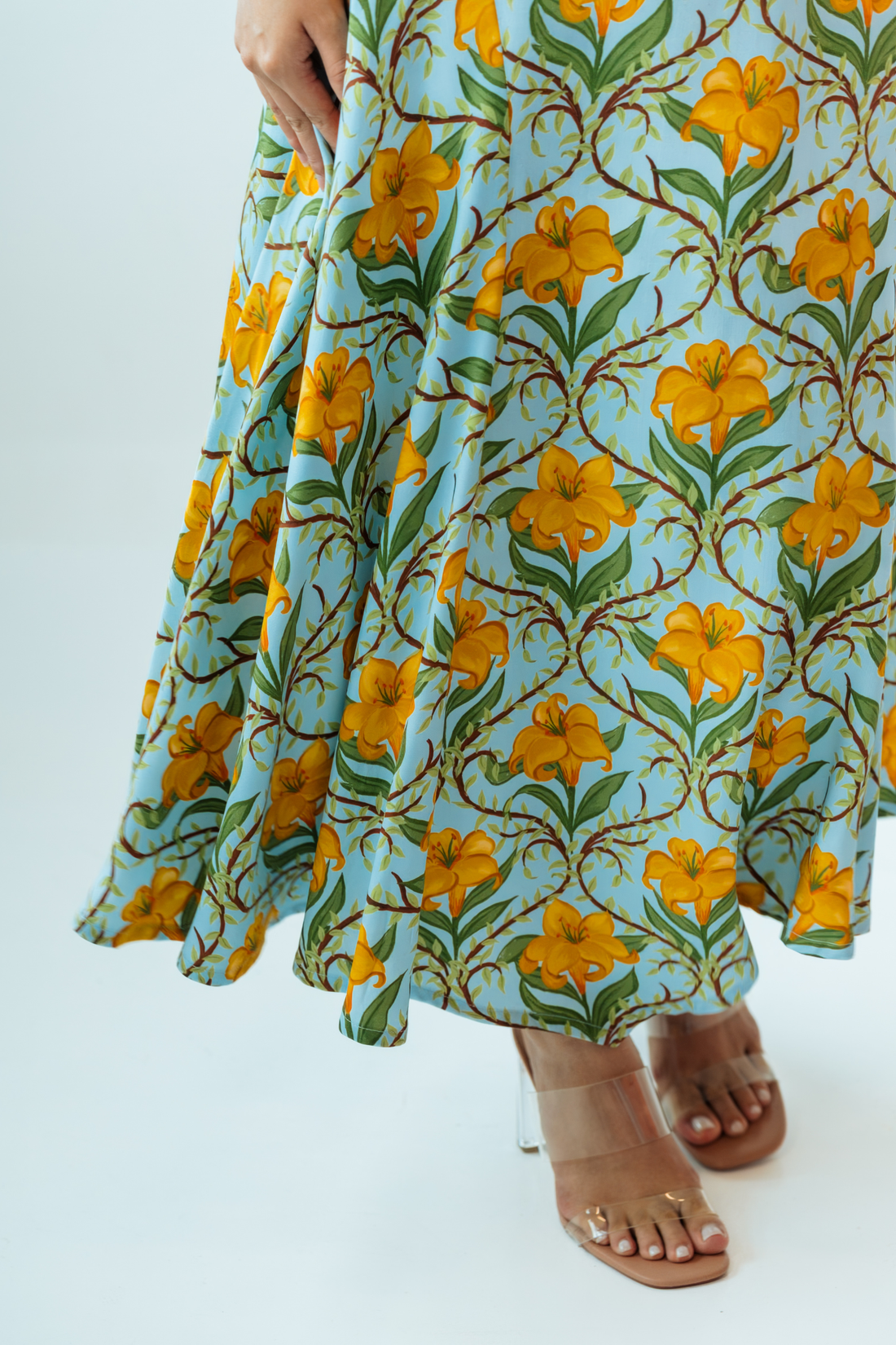 Topaz Grove Asymmetrical Skirt