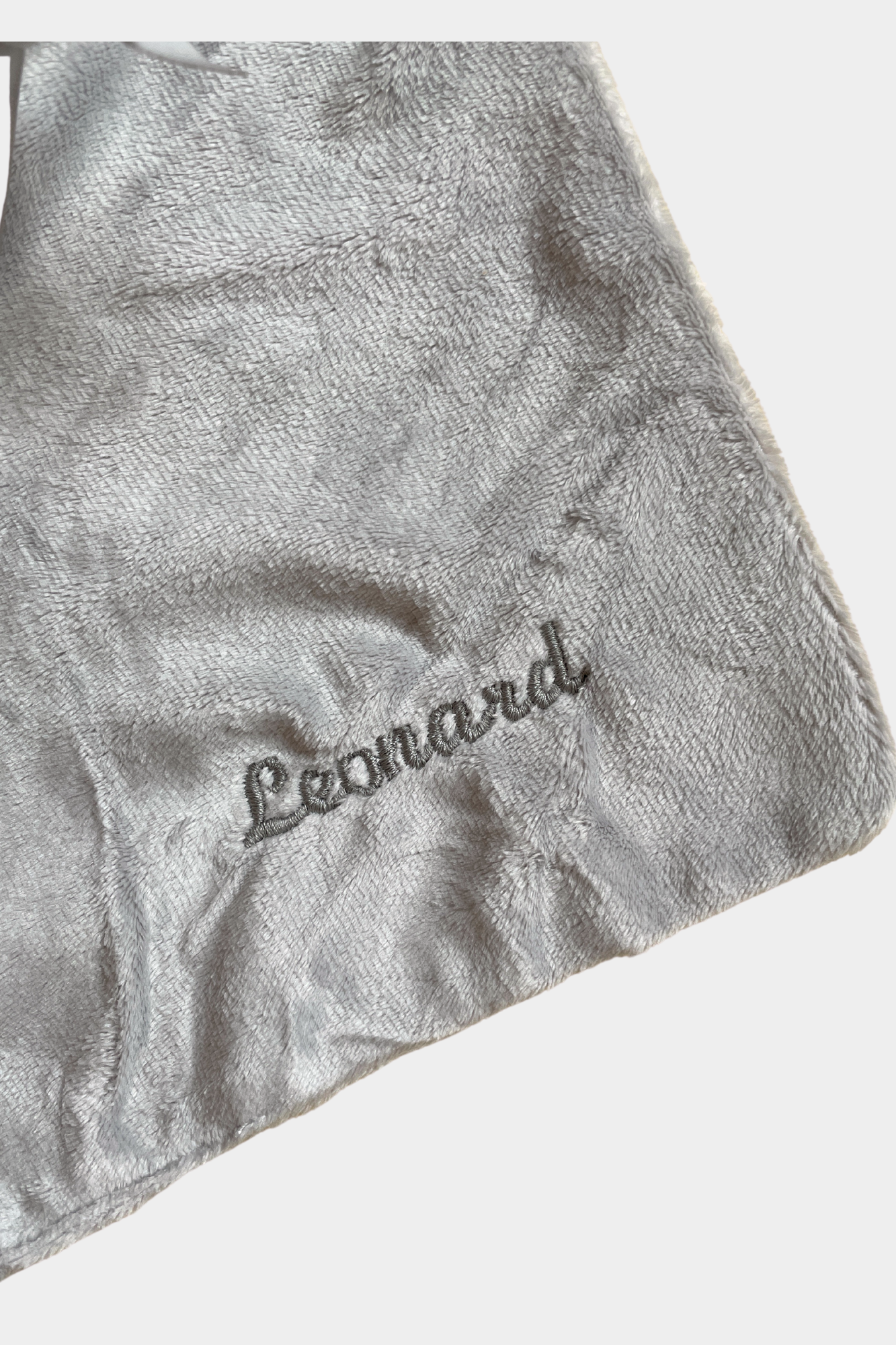 Personalised Jellycat Bashful Silver Bunny Soother