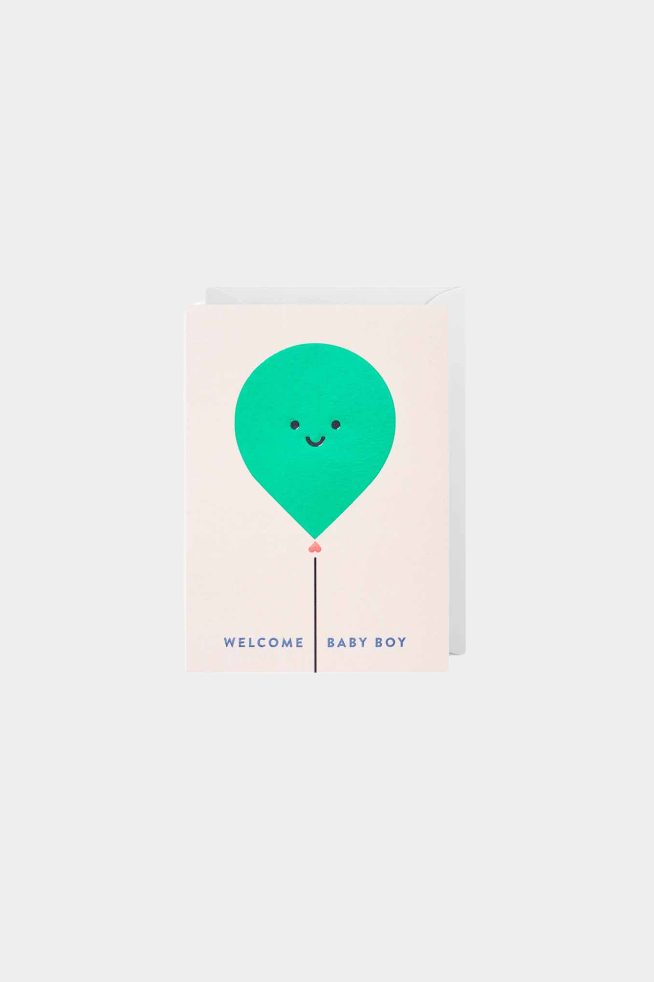 Welcome Baby Boy Greeting Card