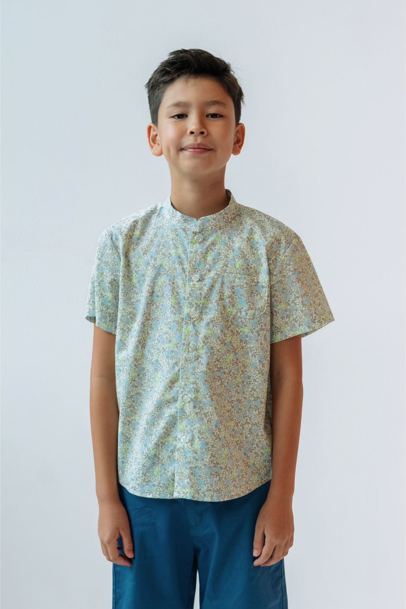 Limestone Mandarin Shirt