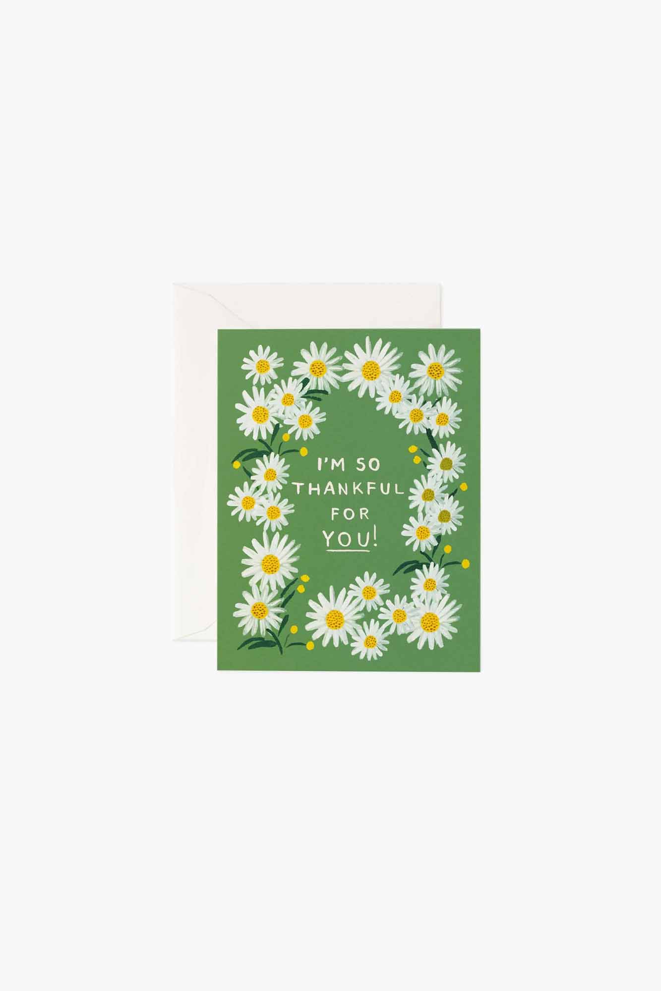 Daisies Thankful for You Card