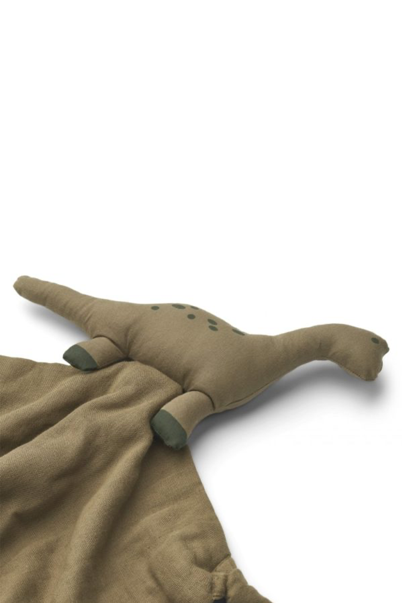 Personalisable Liewood Dino Khaki Agnete Cuddle Cloth