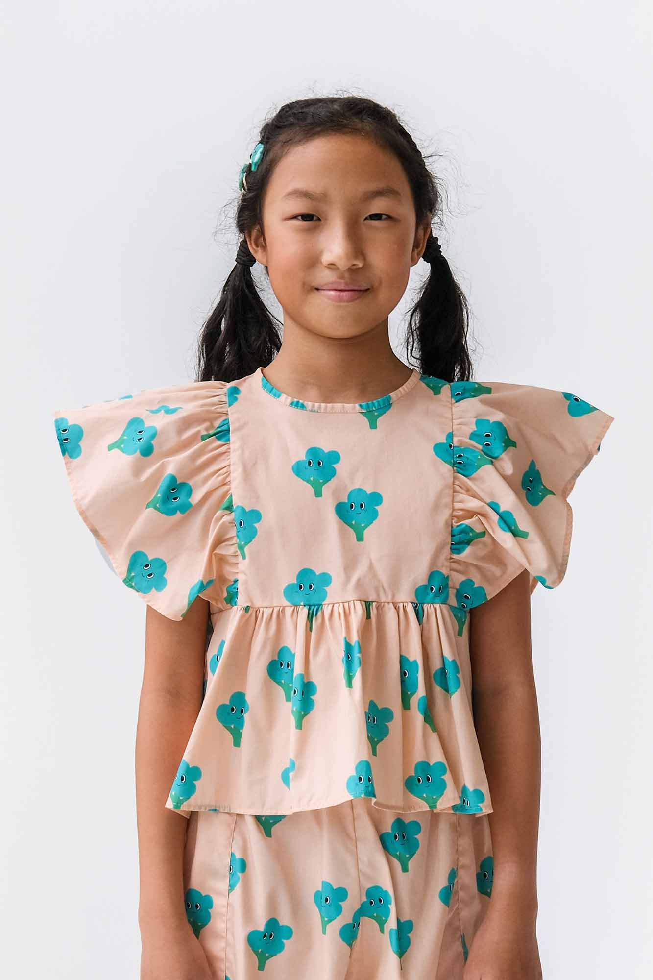Betty Broccoli Flutter Top