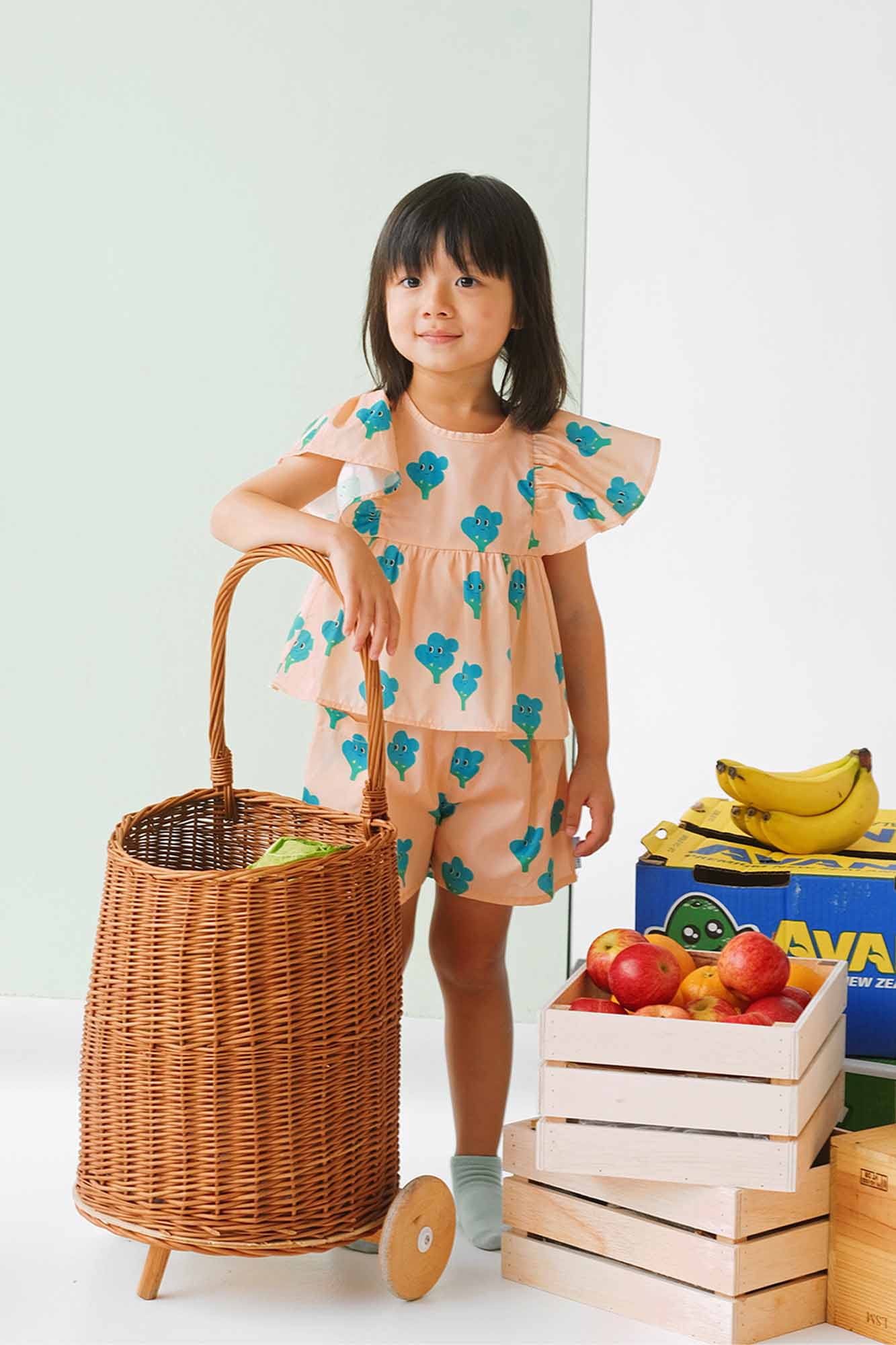 Betty Broccoli Paperbag Shorts