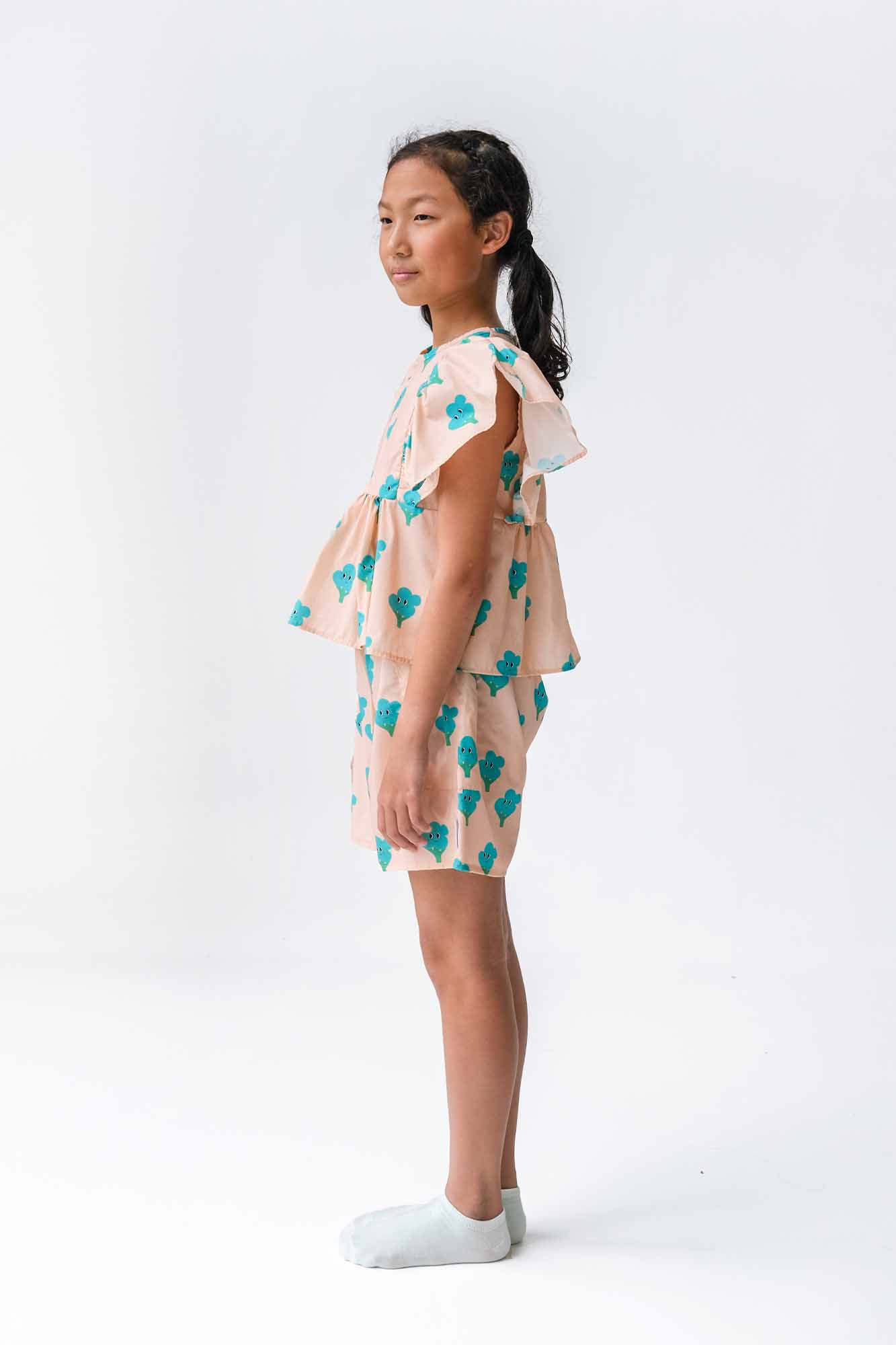 Betty Broccoli Flutter Top
