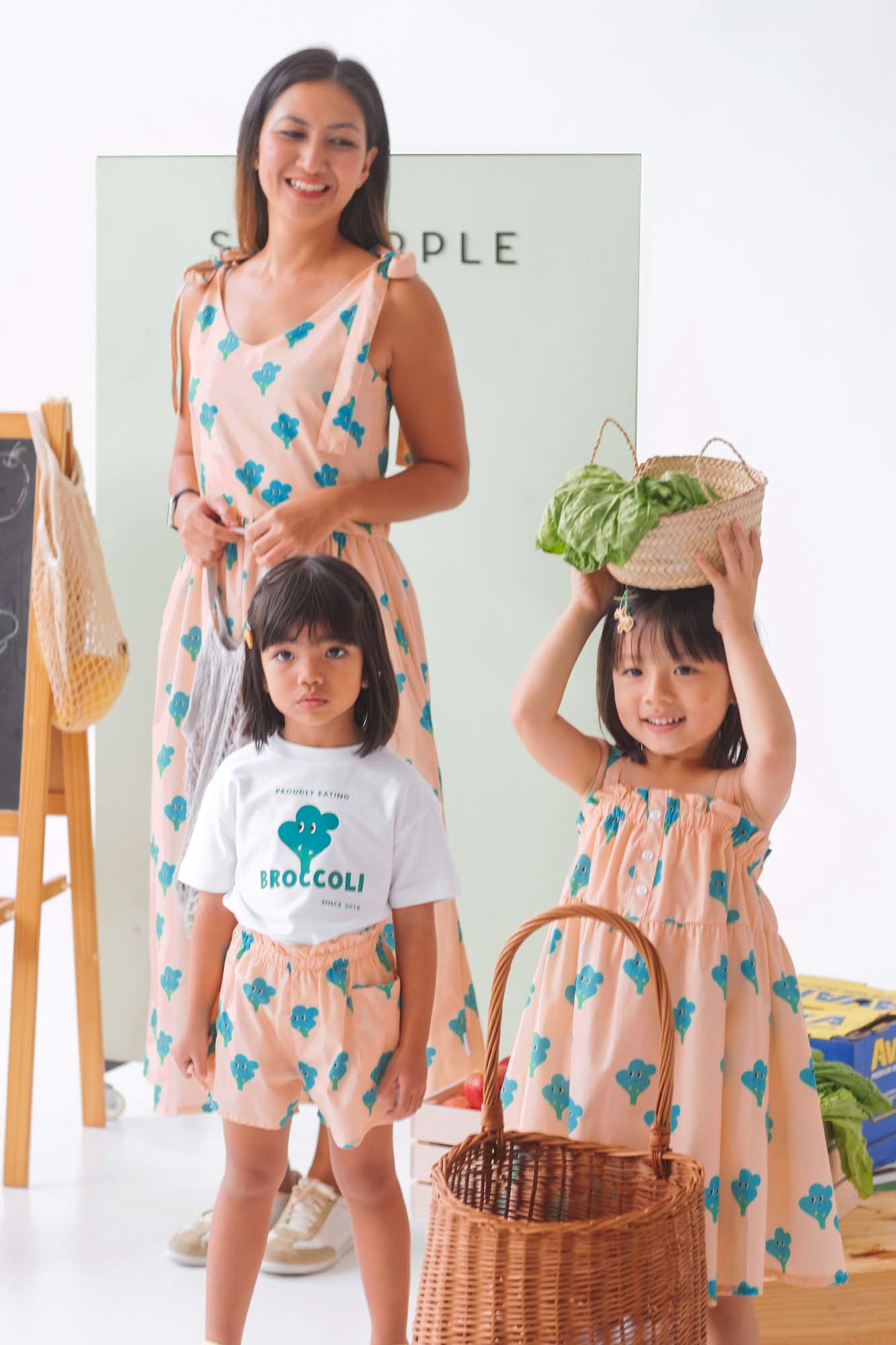 Betty Broccoli Paperbag Shorts