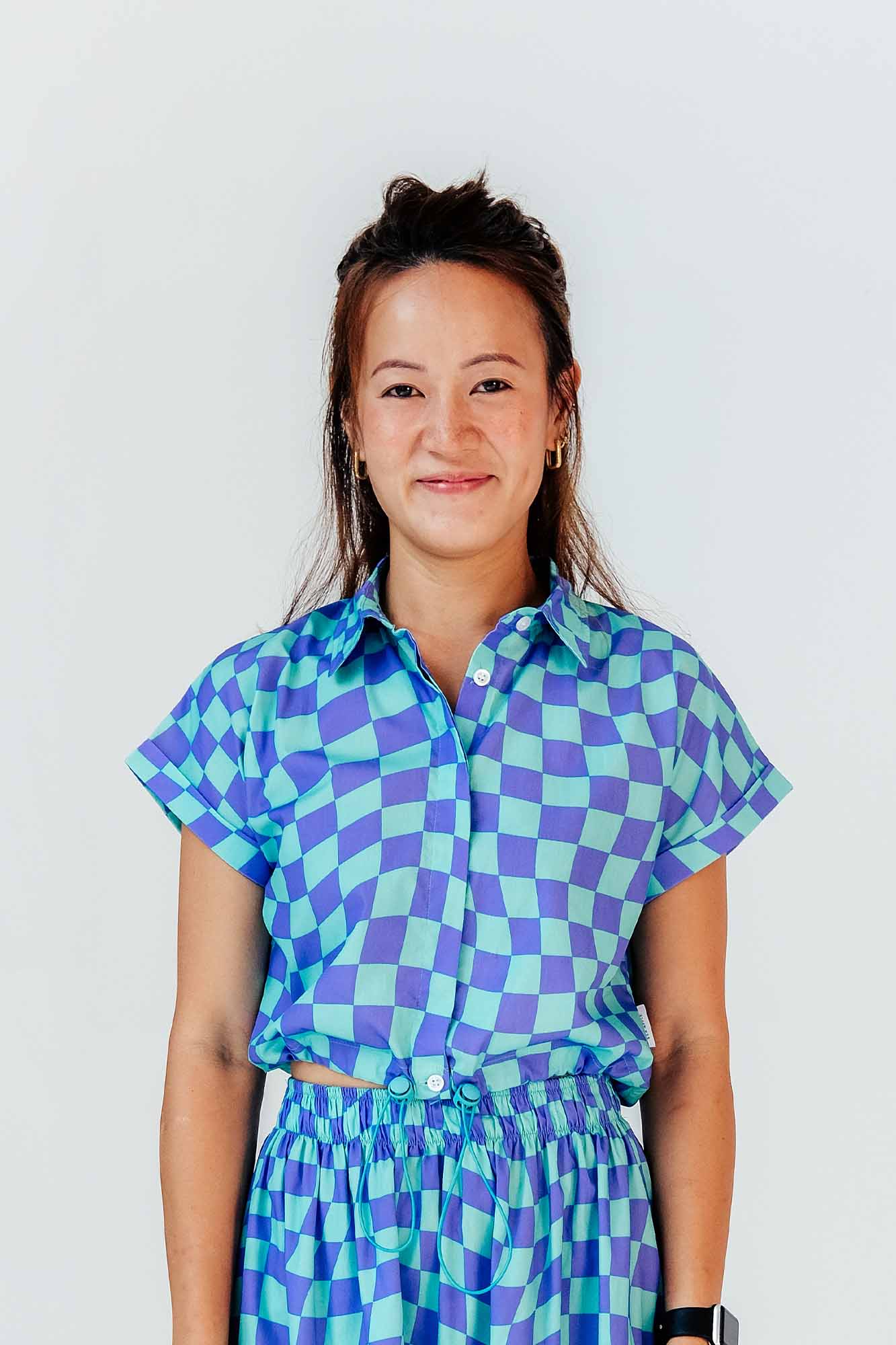 Back To The Future Ladies Drawstring Shirt