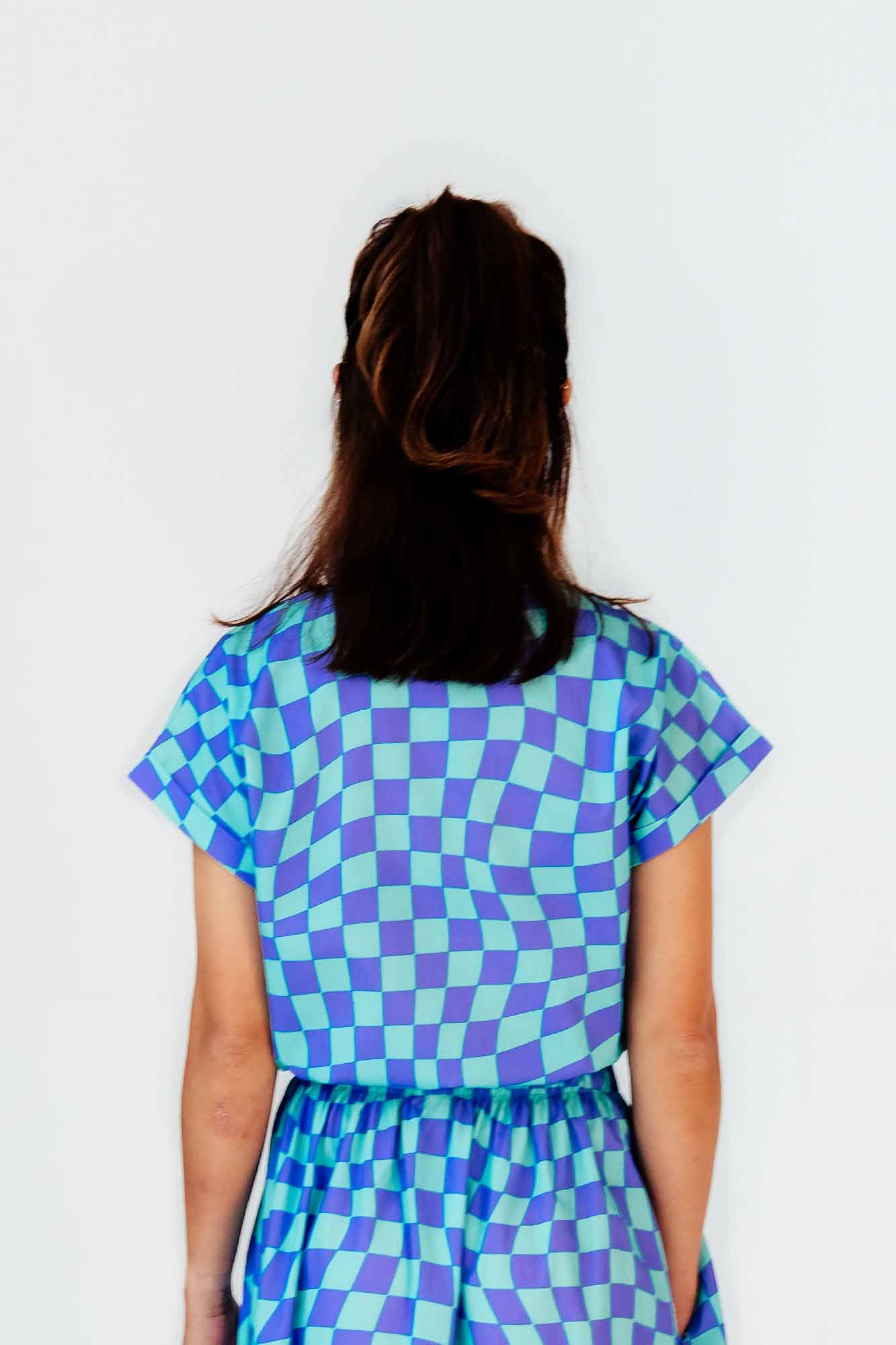 Back To The Future Ladies Drawstring Shirt