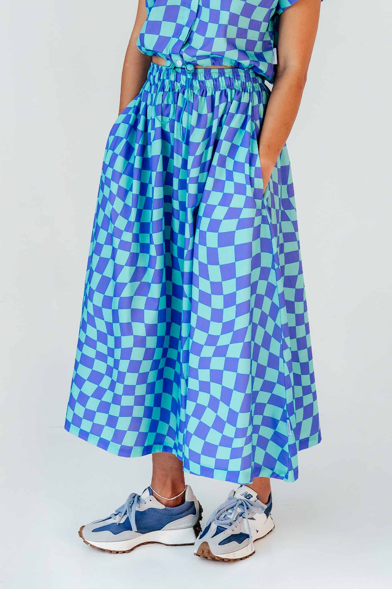 Back To The Future Ladies Midi Skirt