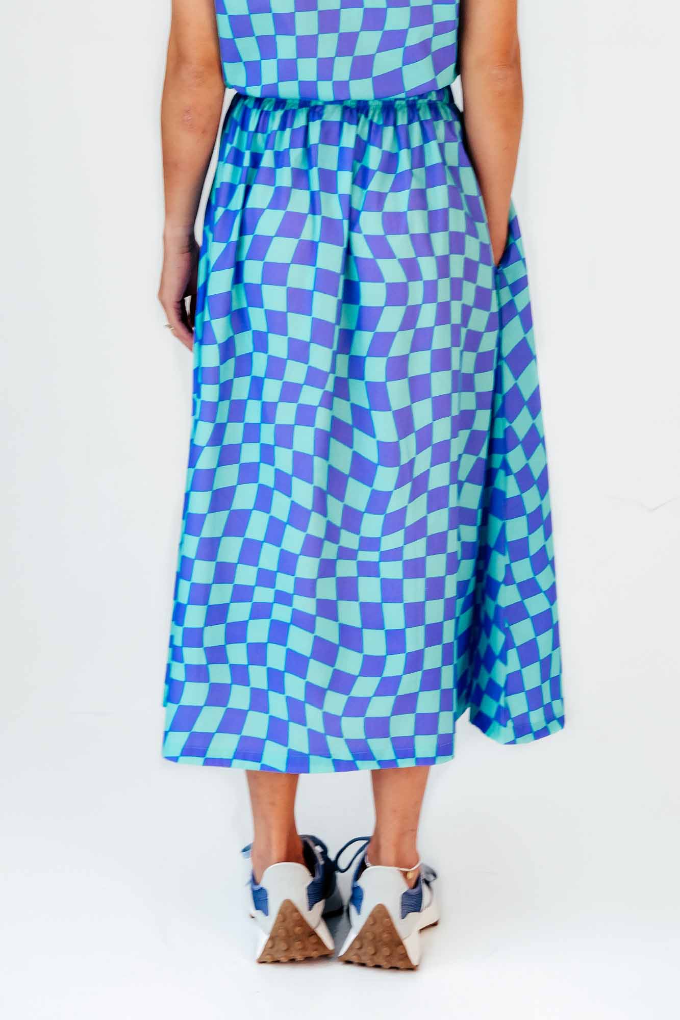 Back To The Future Ladies Midi Skirt