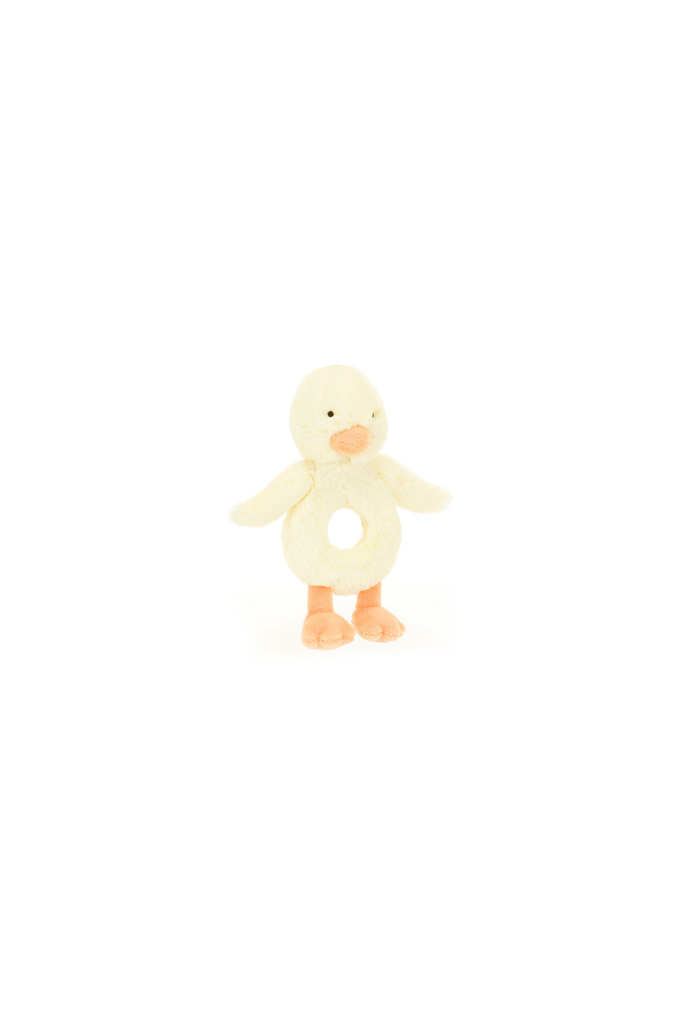 Jellycat Bashful Duckling Ring Rattle