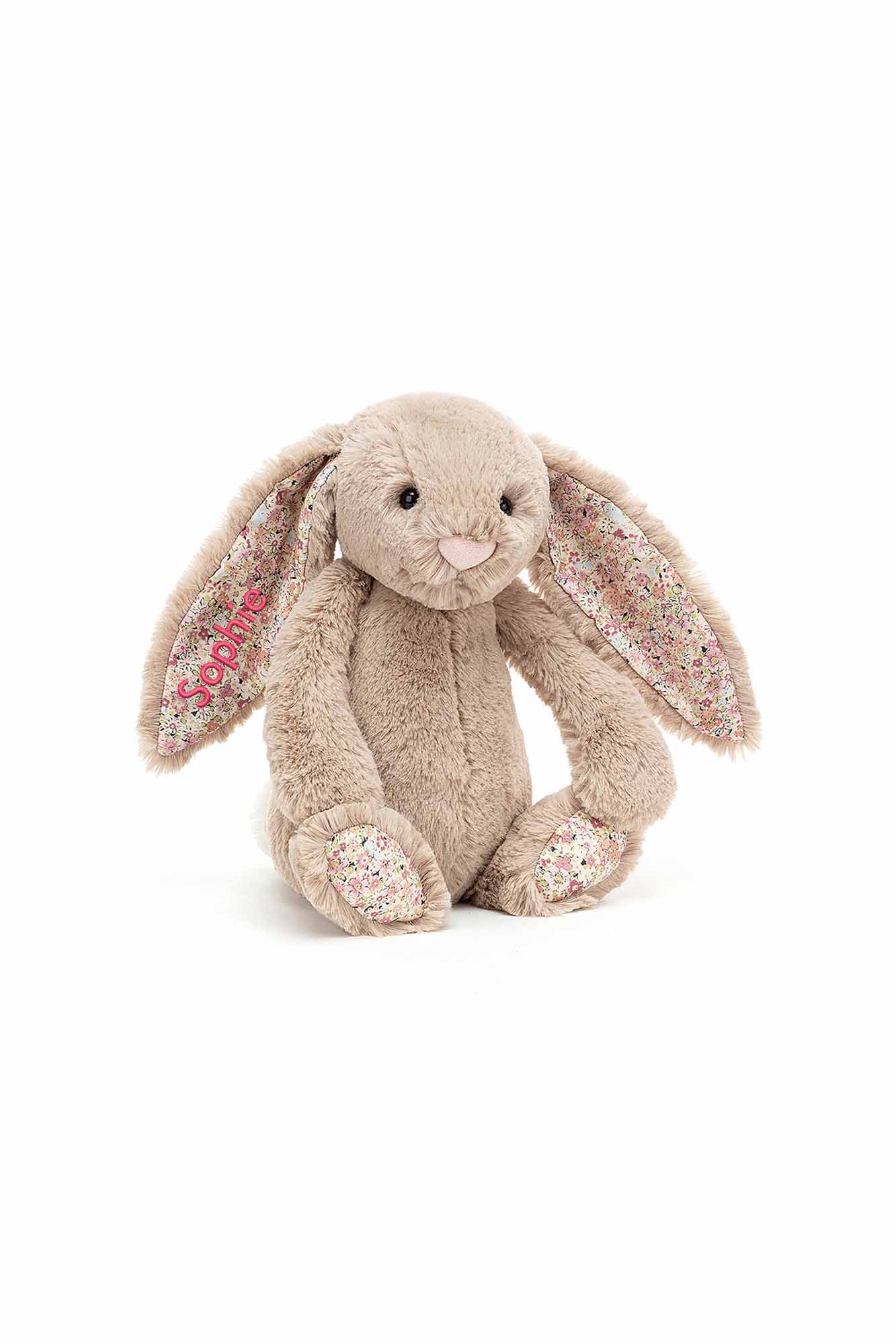 Personalisable Jellycat Blossom Bea Beige Bunny Medium