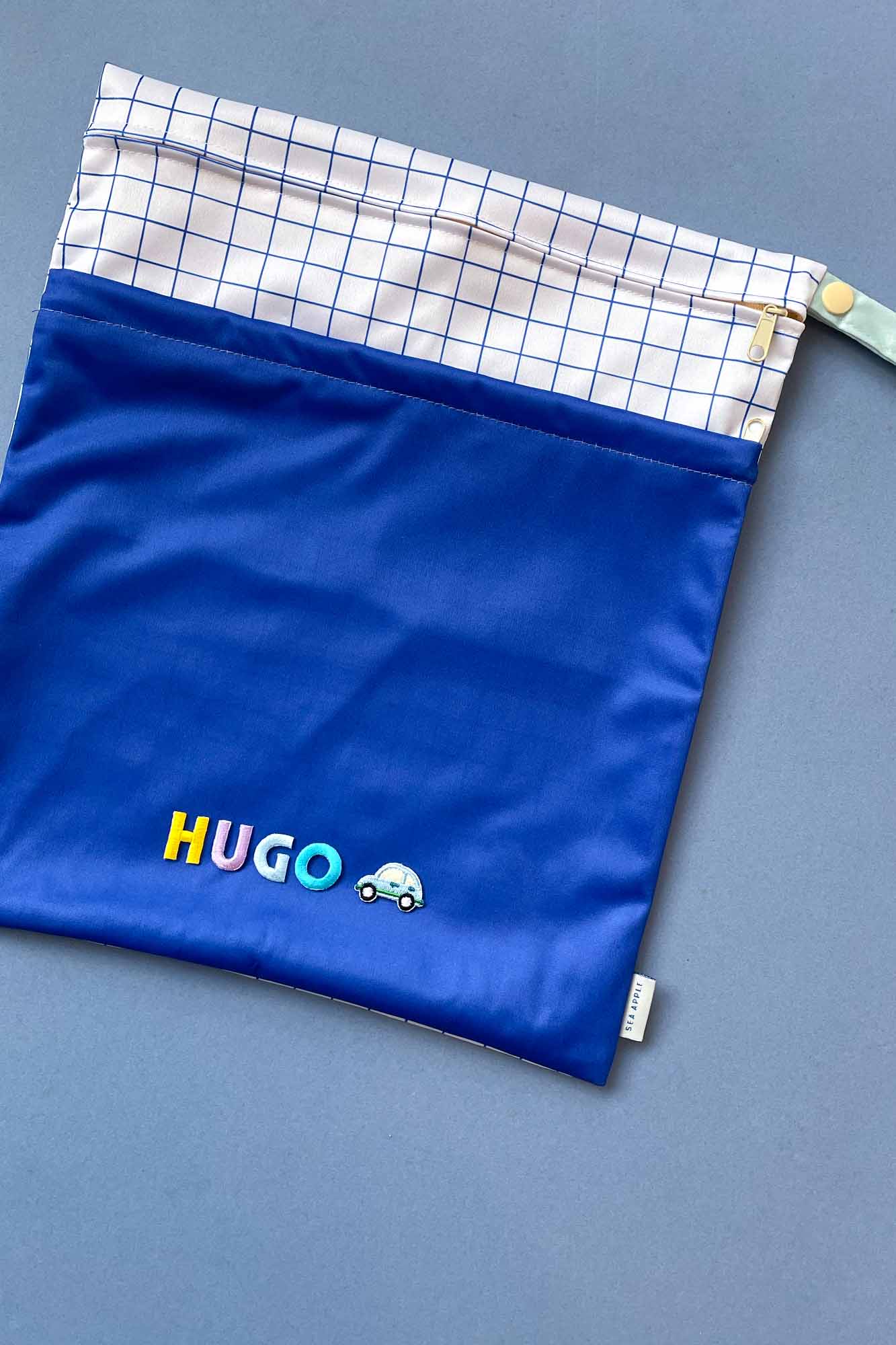 Personalisable Cobalt Wet Bag