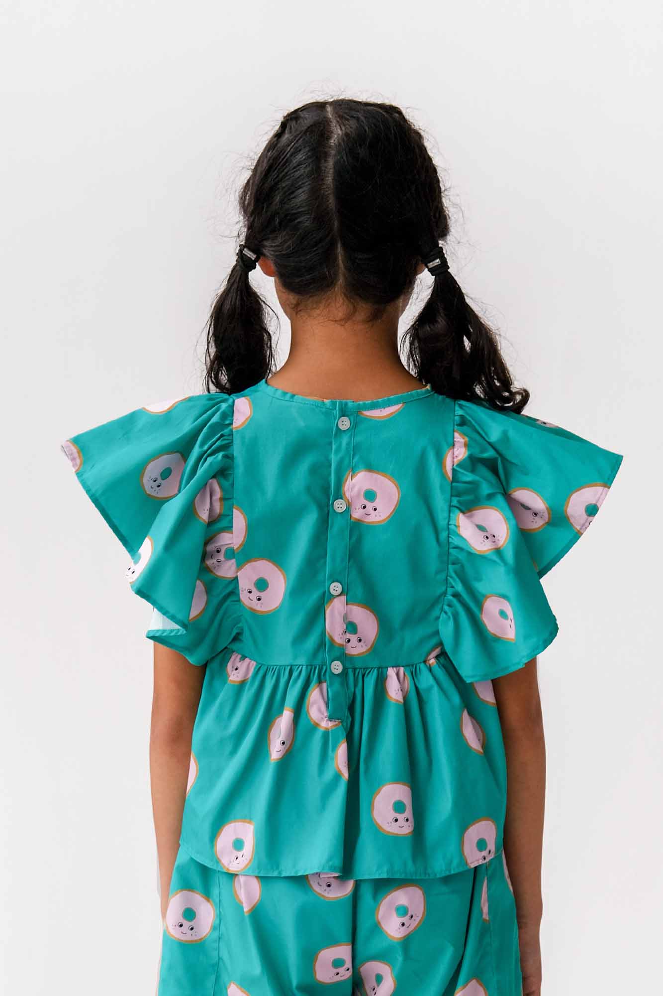 Dolly Donut Flutter Top