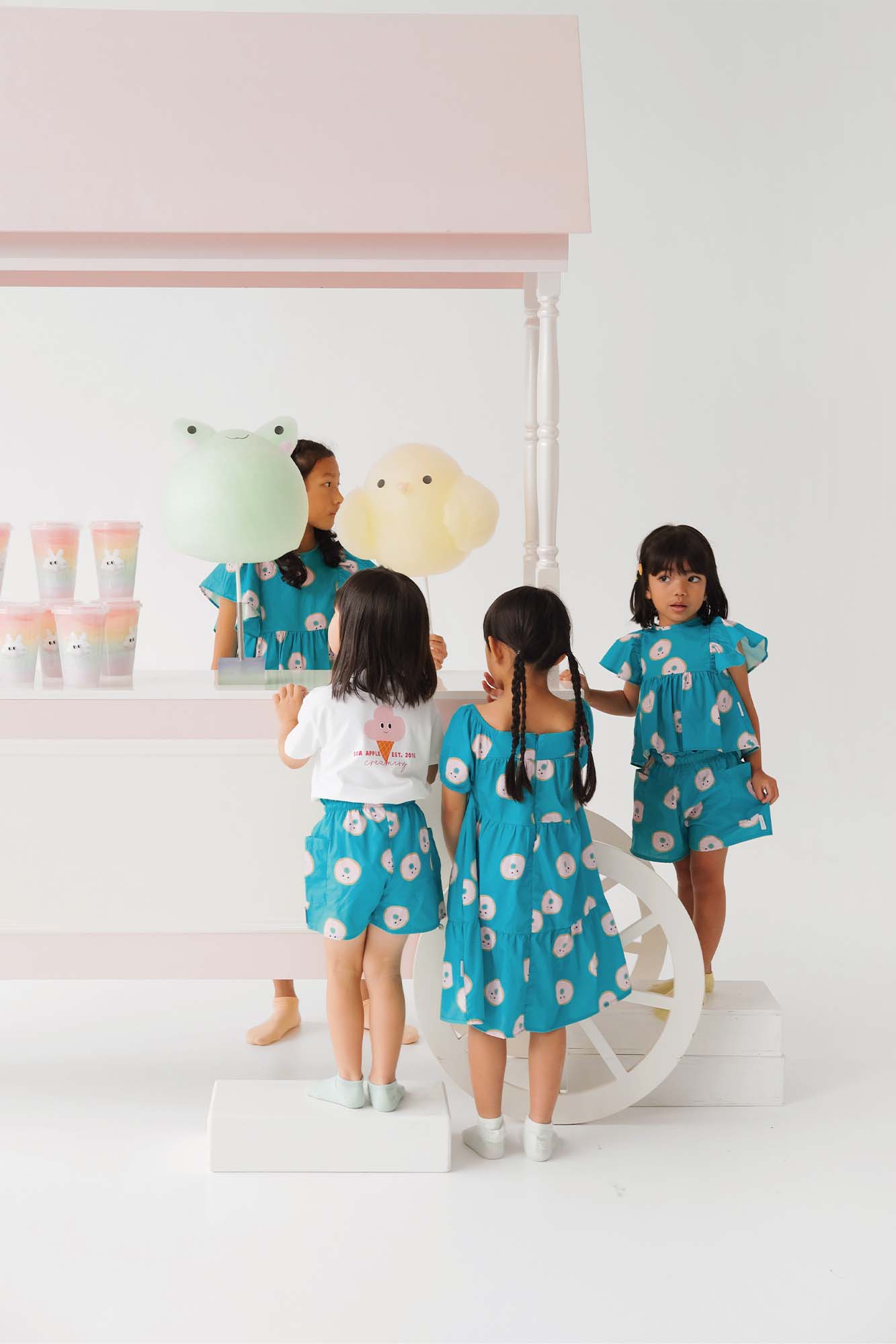 Dolly Donut Flutter Top