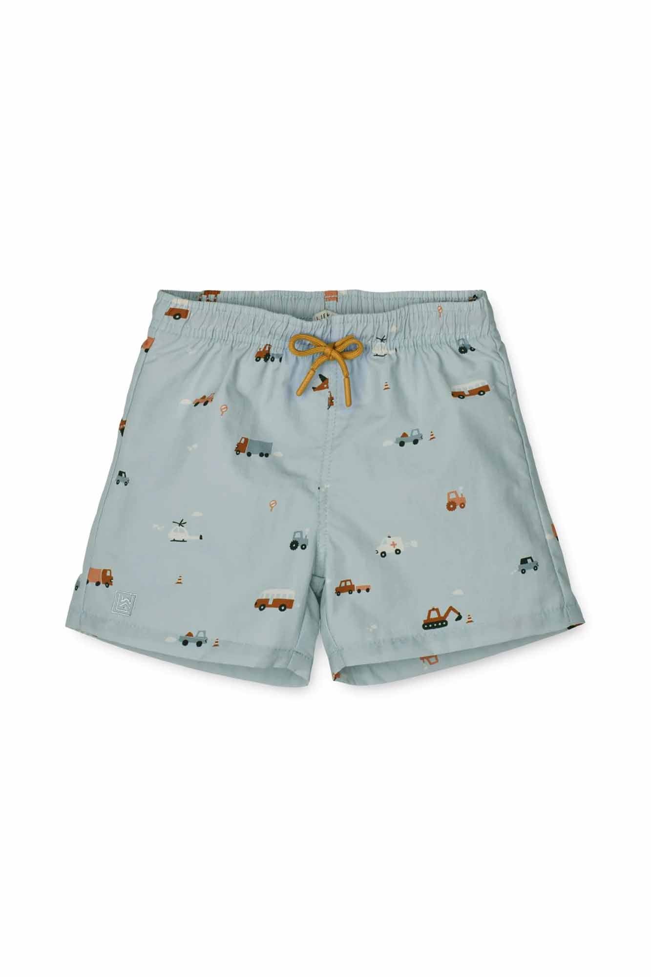 Liewood Vehicles/Dove Blue Duke Board Shorts