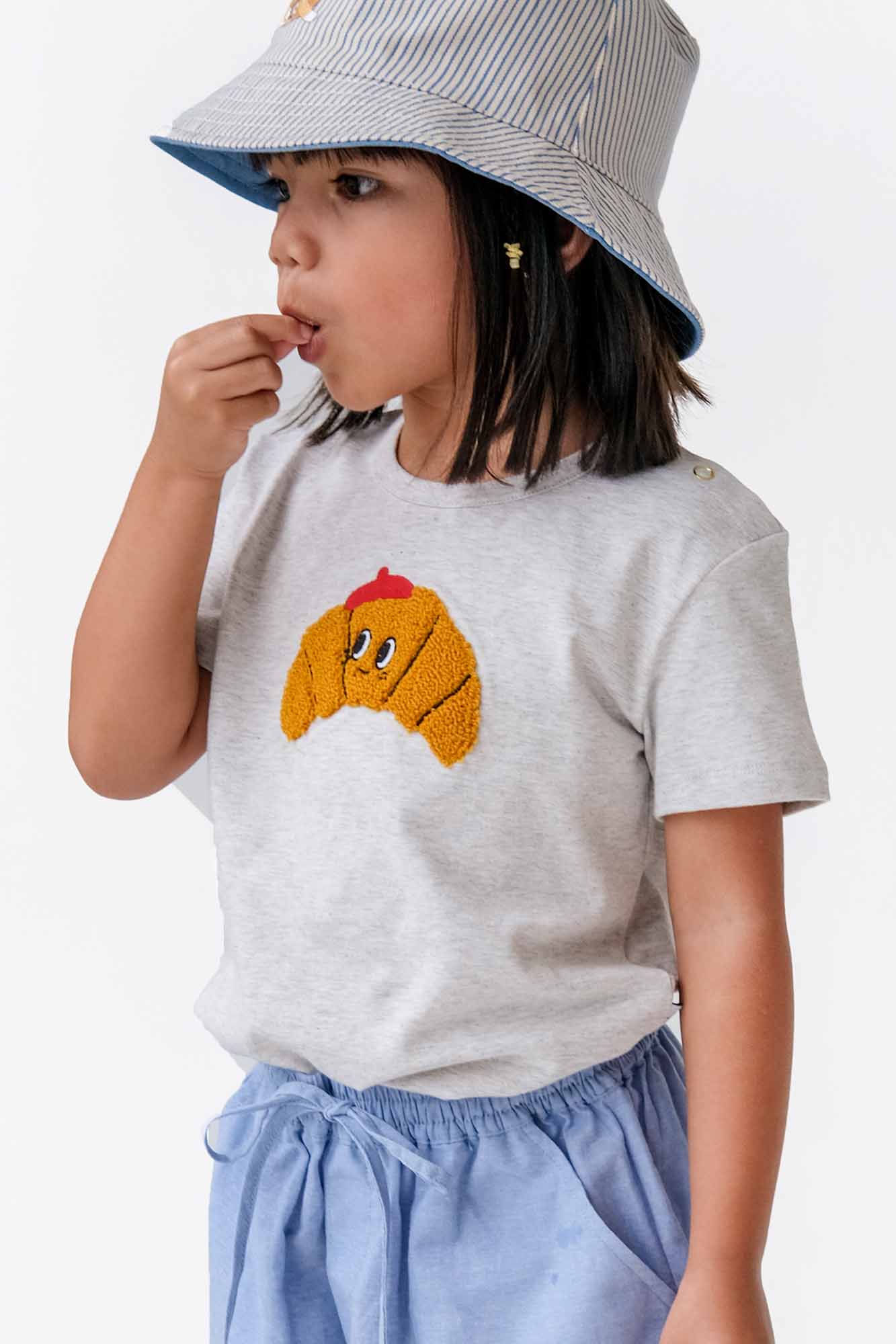 Fuzzy Clement Croissant Tshirt