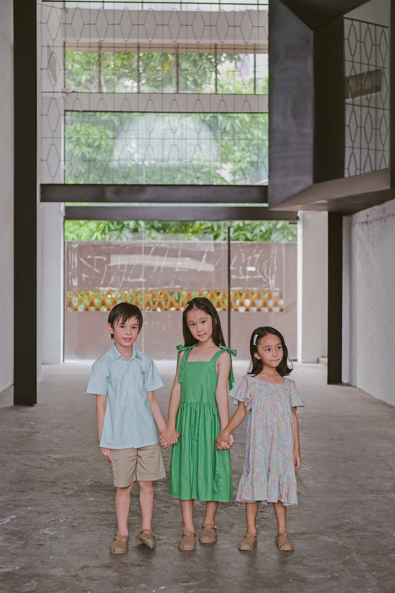 Green Polka Dot Chloe Dress