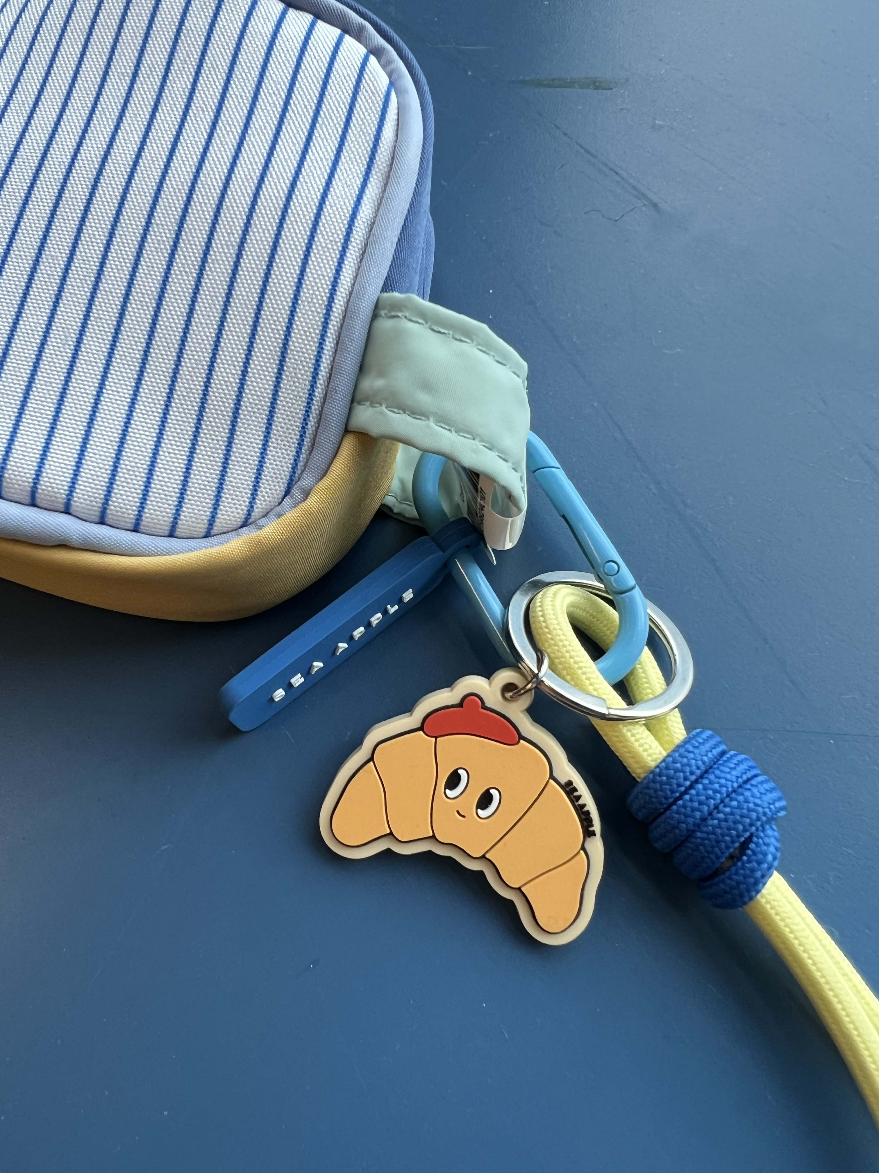 Croissant Keychain