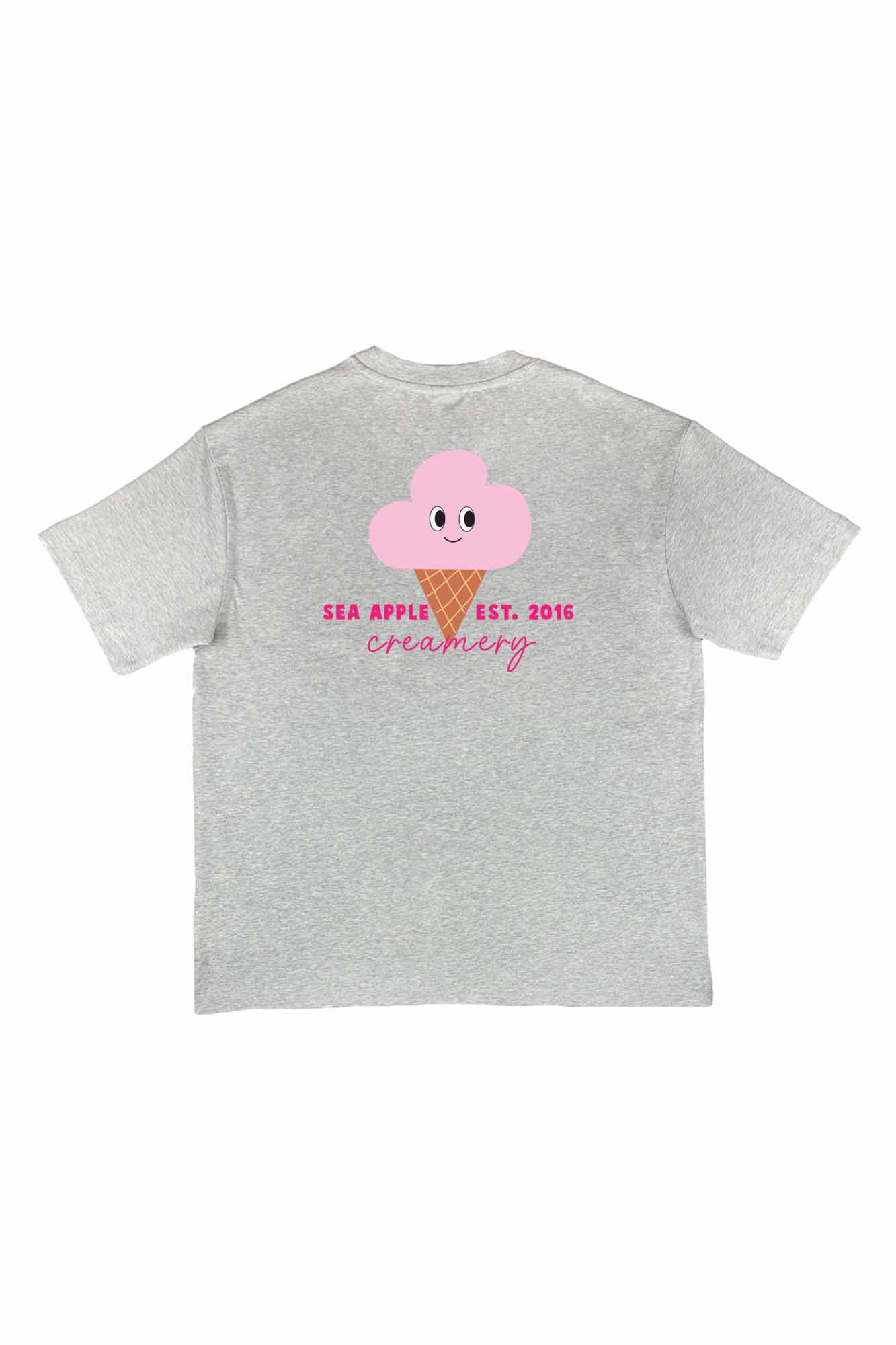 Illy Ice Cream Dove Adults Oversized Tee