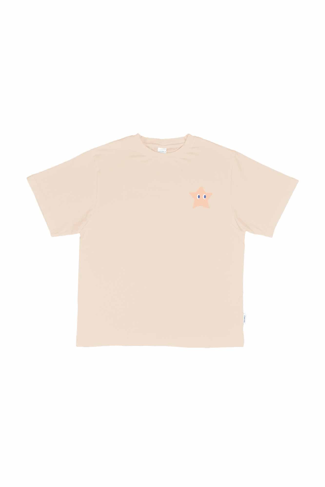 Level Up Cream Oversized Tee