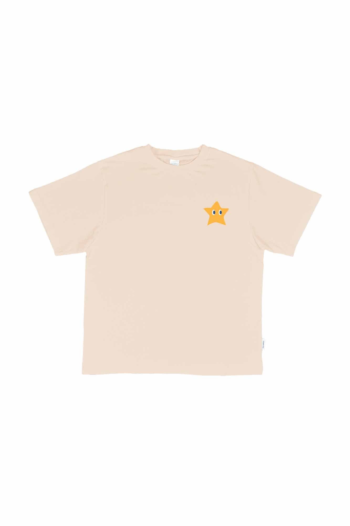 Level Up Cream Oversized Tee