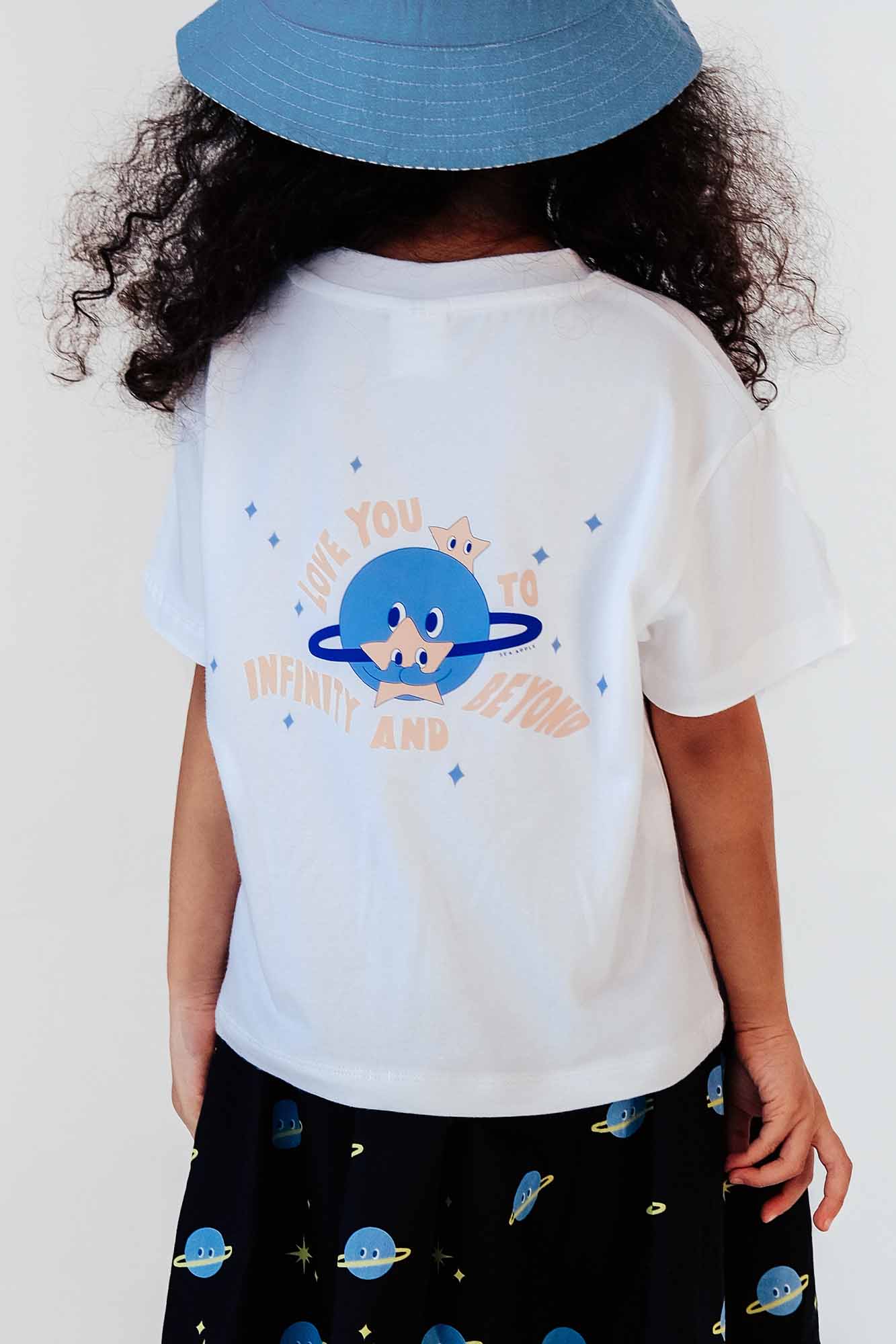 Love You To Infinity And Beyond Cloud Oversized Tee