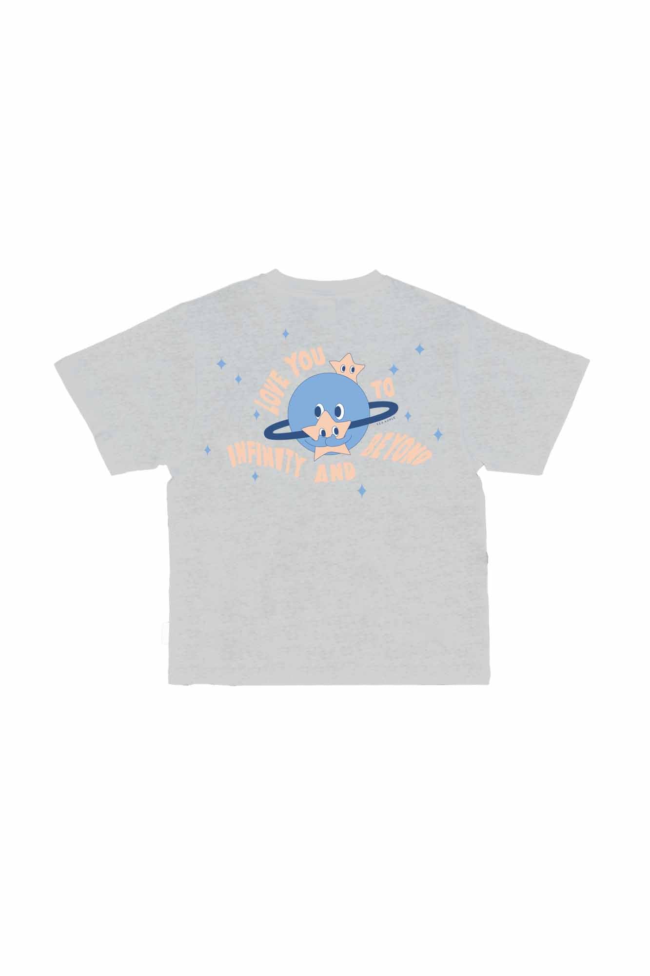 Love You To Infinity And Beyond Dove Oversized Tee