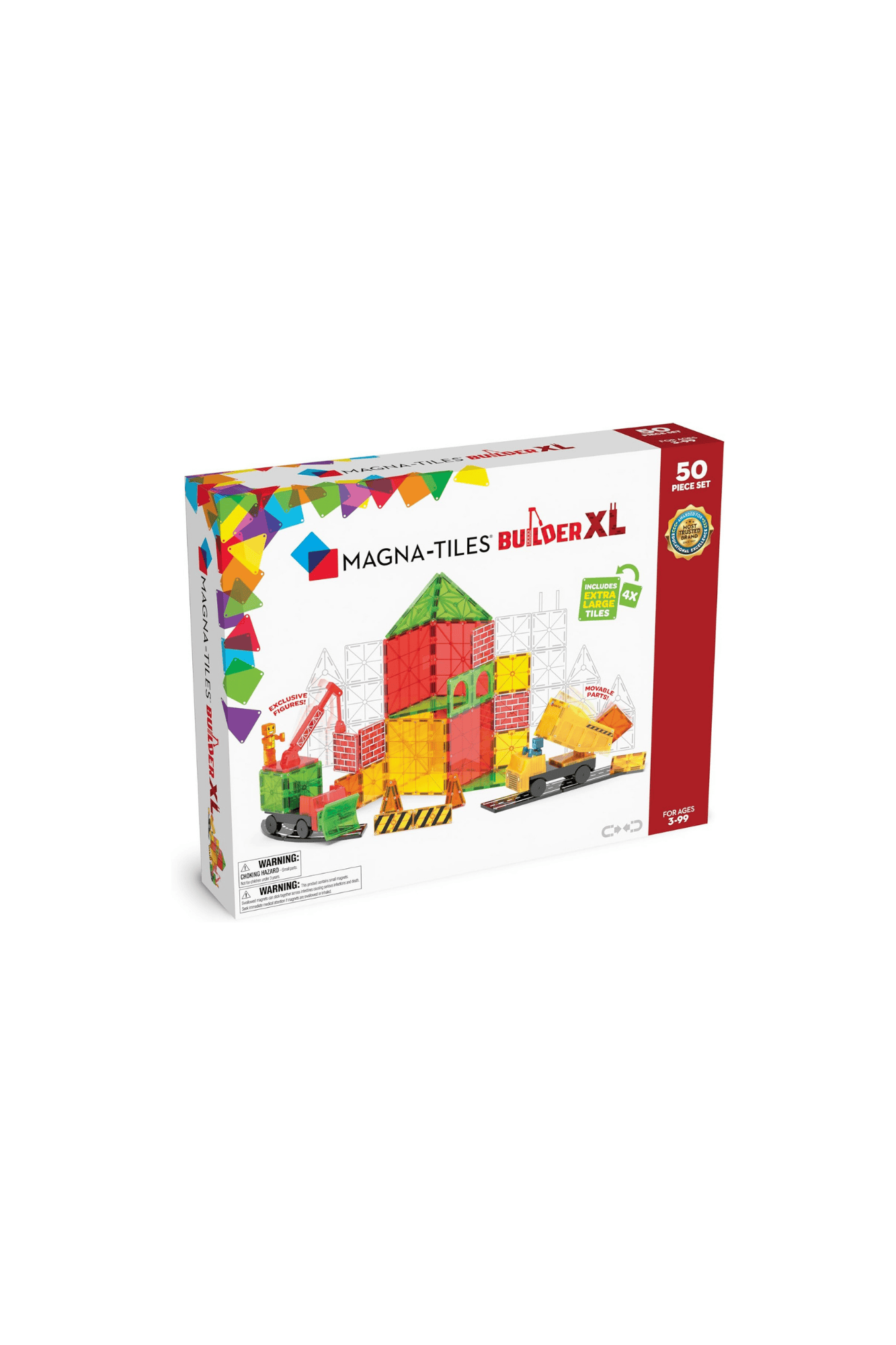 MAGNA-TILES Builder XL 50 Pieces