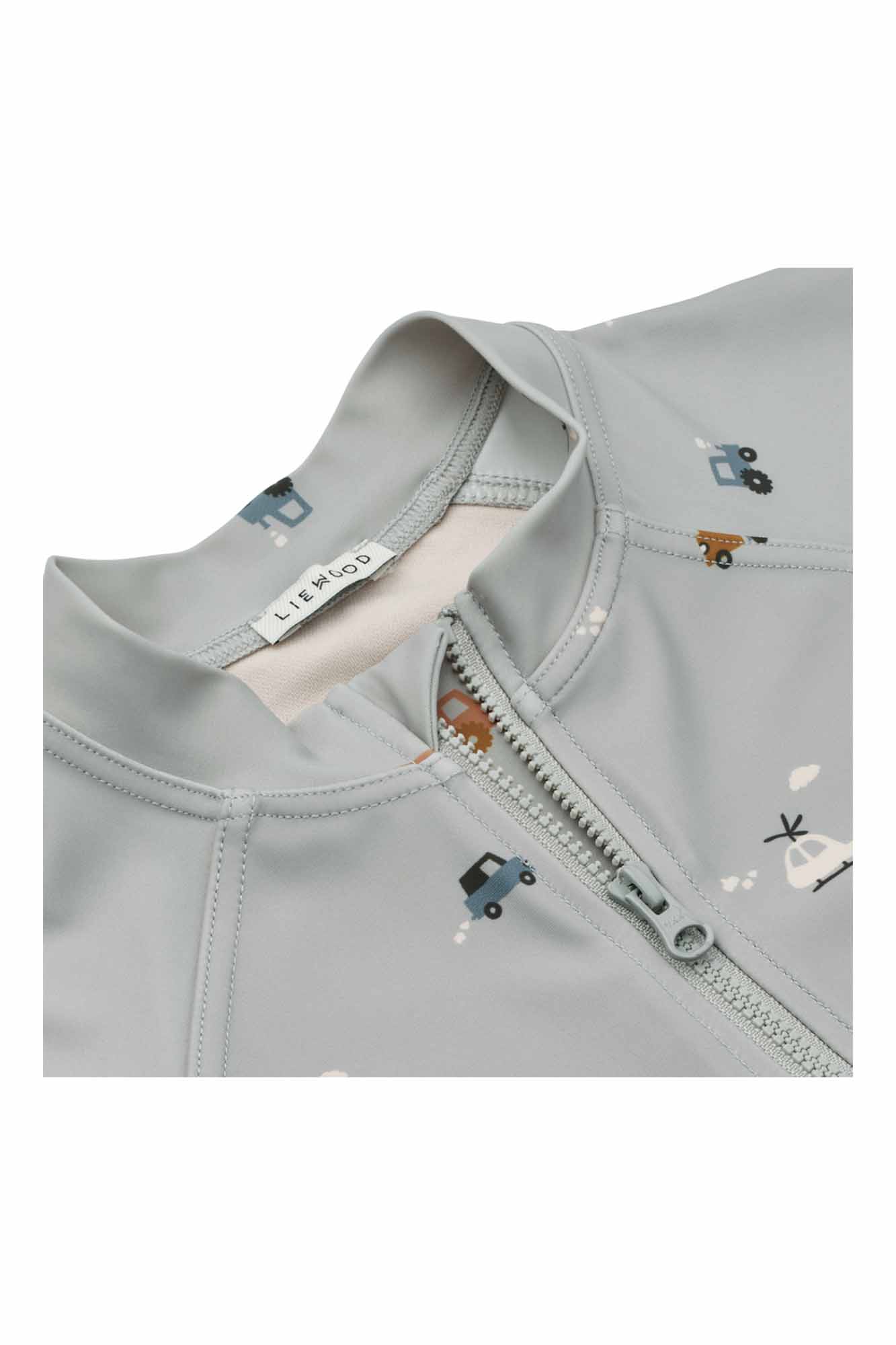 Liewood Vehicles/Dove Blue Max Swim Jumpsuit