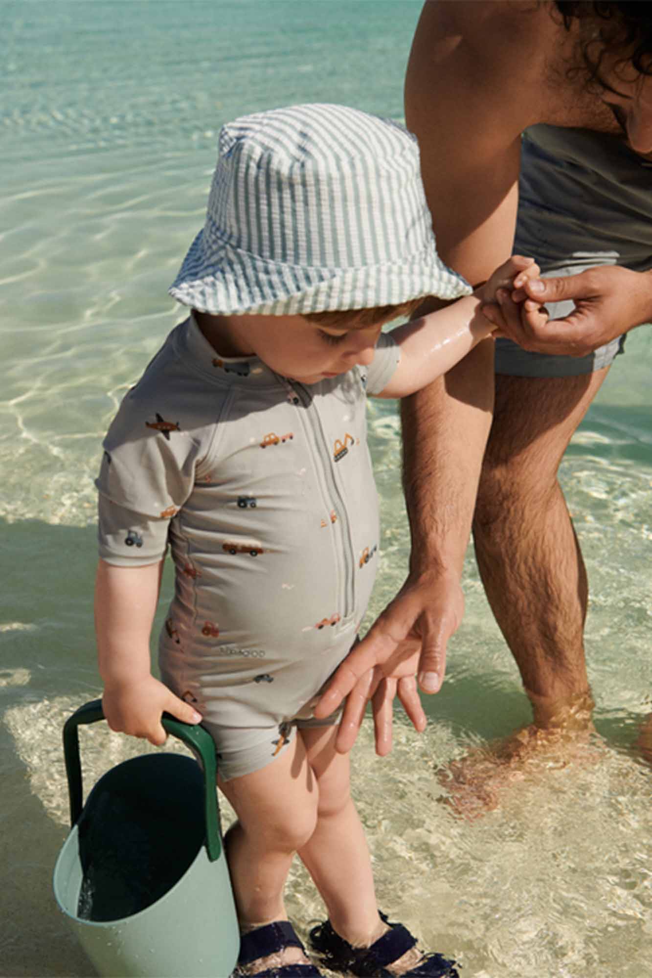 Liewood Vehicles/Dove Blue Max Swim Jumpsuit