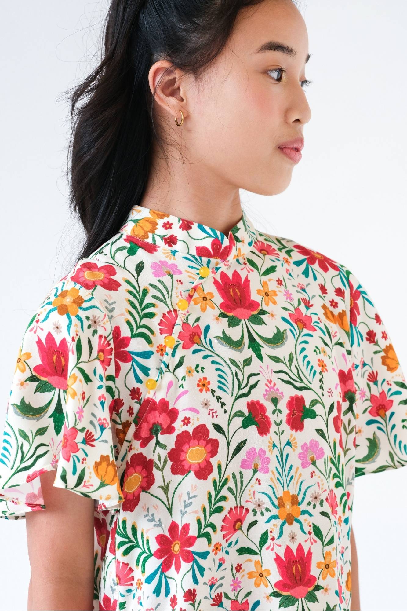 Mexican Rose Tweens Olivia Top