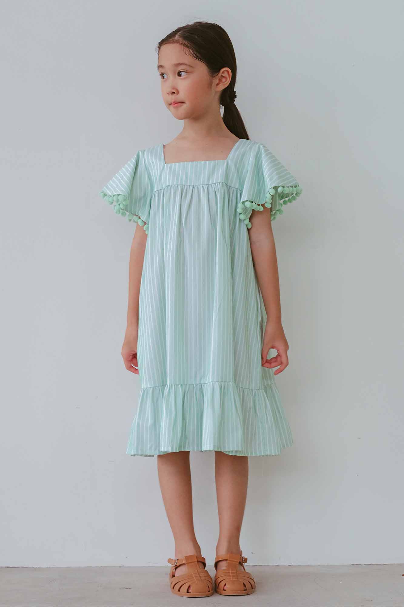 Mint Stripe Rebecca Dress